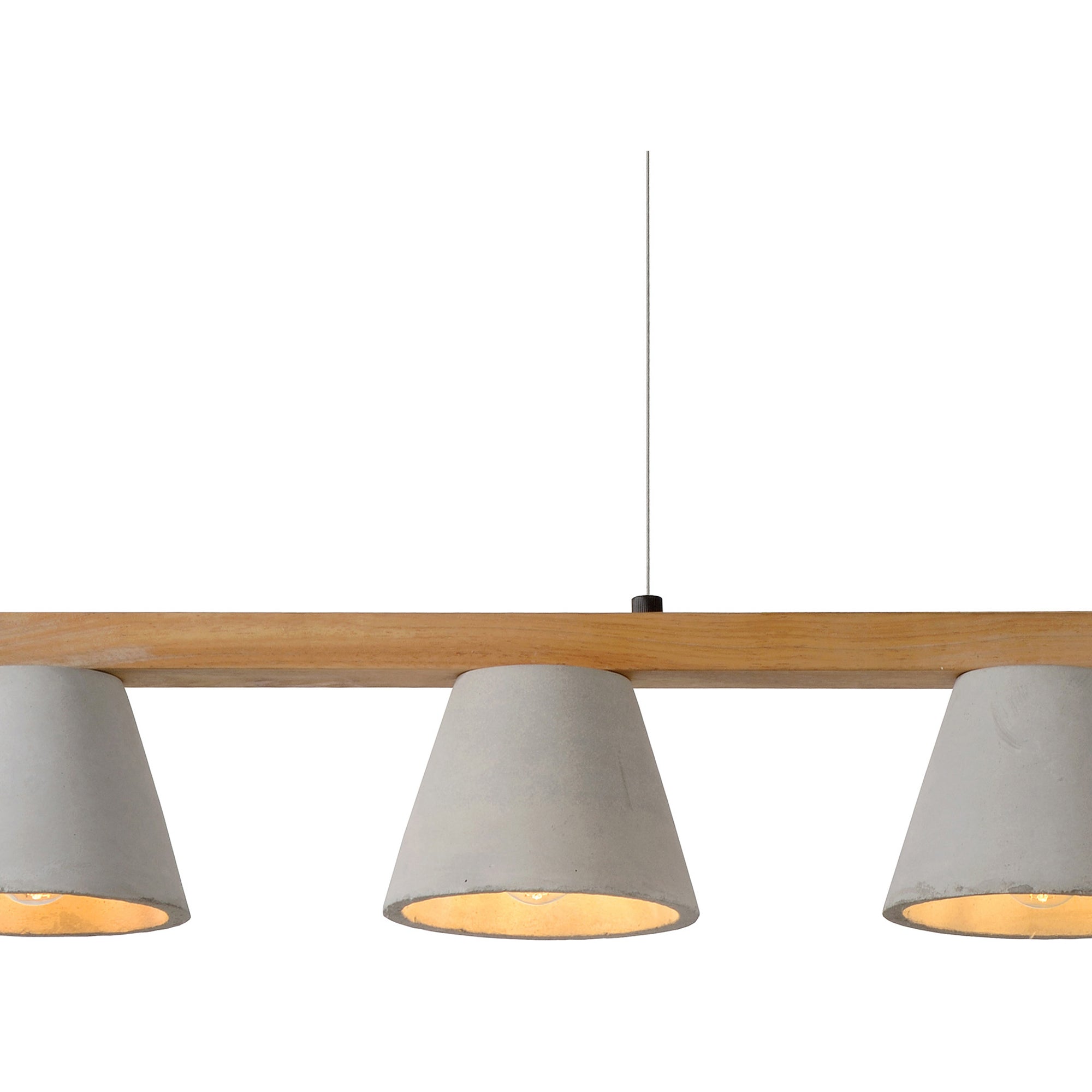 Zain 6" Length Ceiling Fixture, Grey - Detail Image - LPC4330