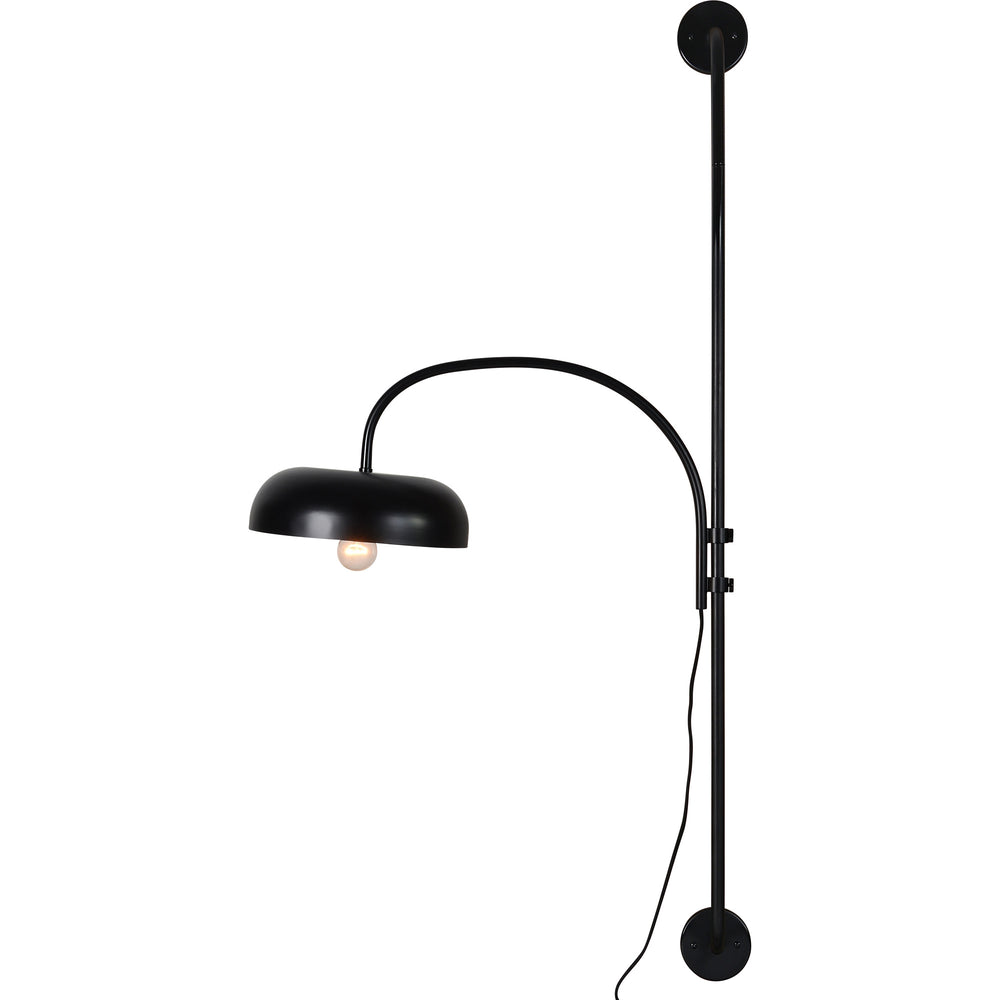 Draco 54.5" Length Wall Sconce, Black - Additional Image 2 - WS066