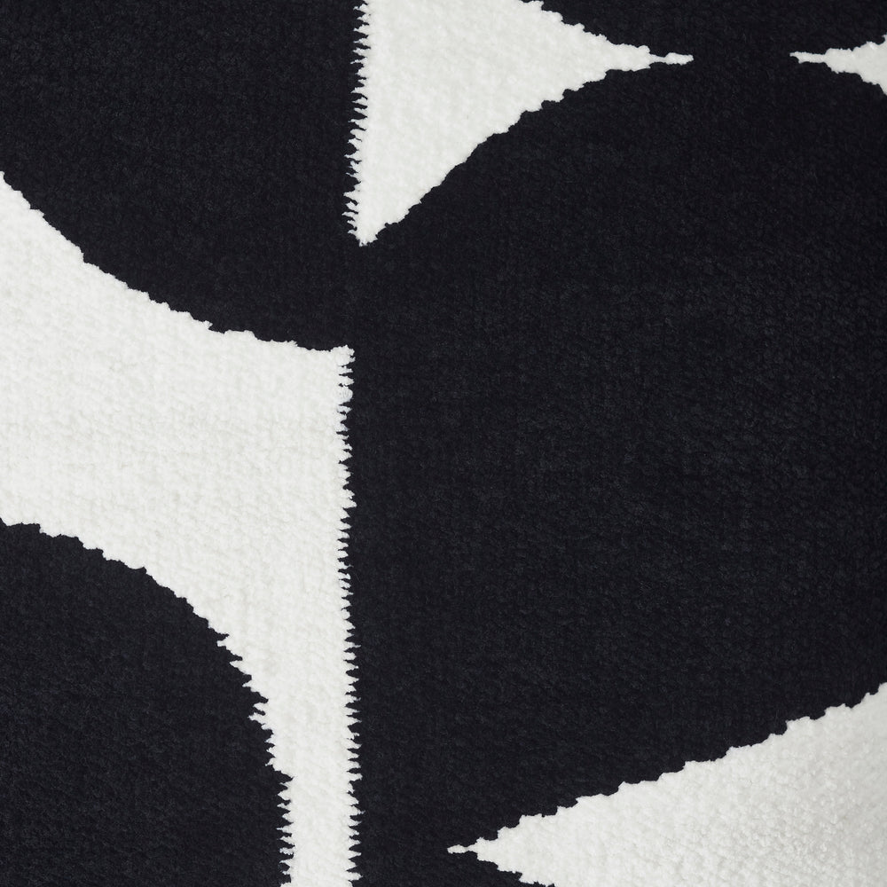 Mauro 20X20 Indoor Pillow, Black - Detail Image - PWFL1467