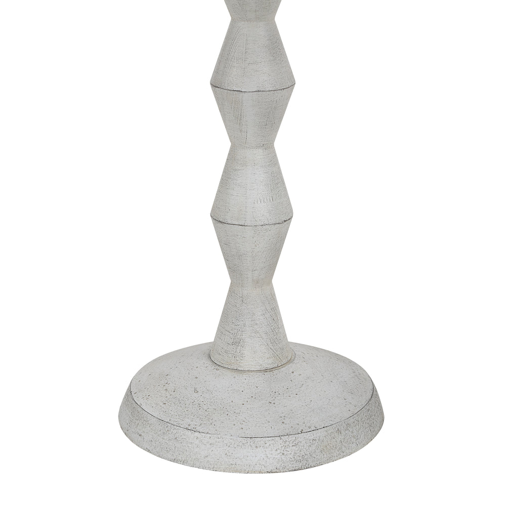 Sorriso 75.0" Height Floor Lamps, White Wood Texture - Detail Image - LPF3193EV