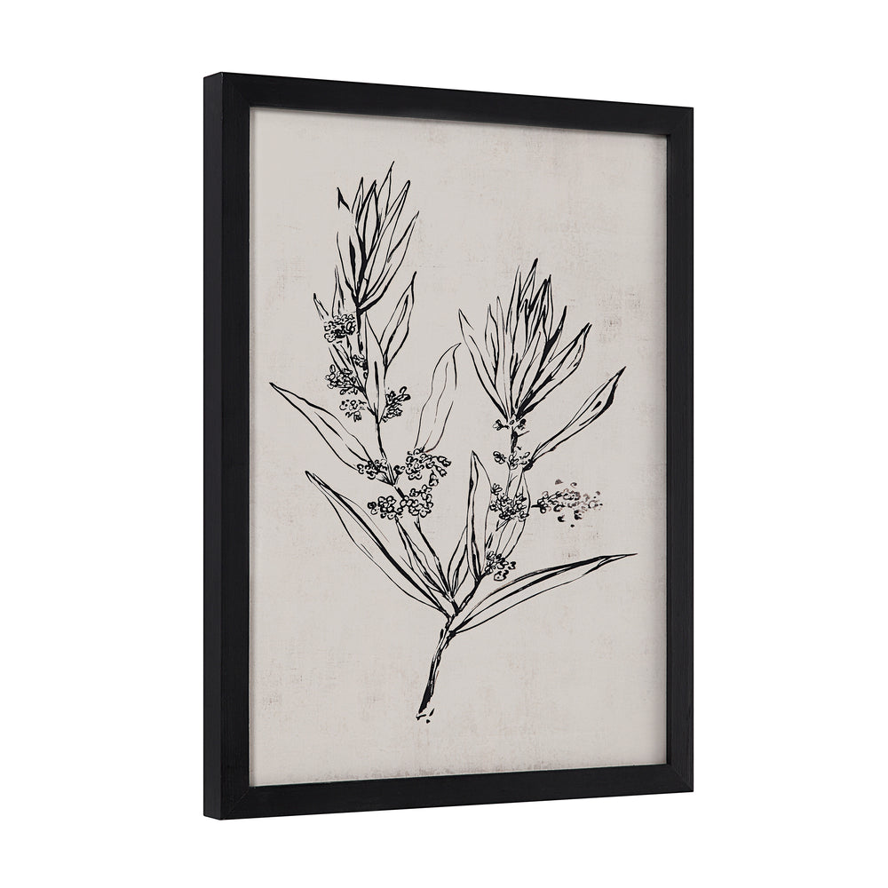 Basset 18" Wide Wall Art with Wood Frame, Painted Black - Additional Image 10 - PA0041