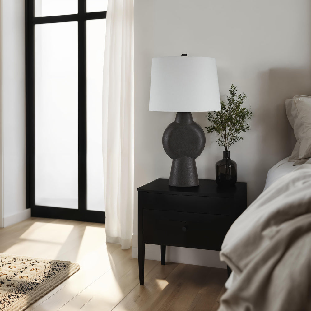 Fierra 30.0" Height Table Lamps, Stone Black - Lifestyle Image - LPT1382EV