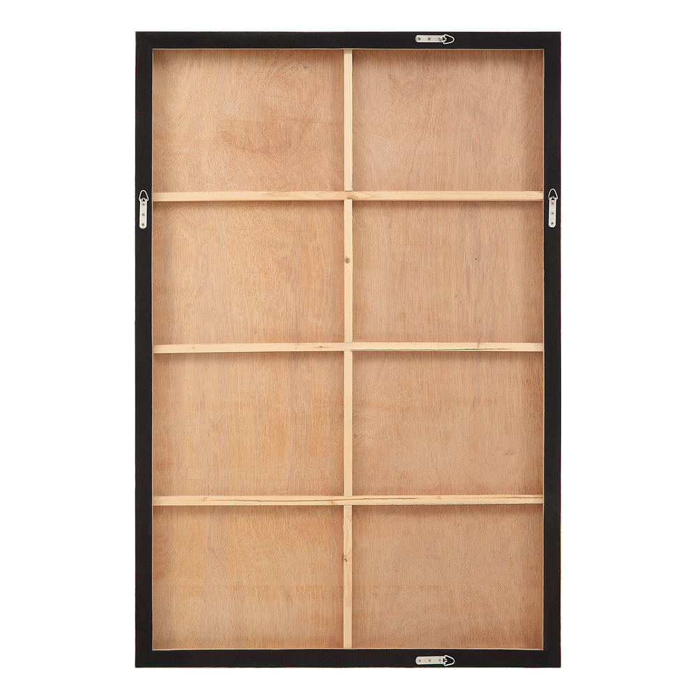 Picardy 60.3" Wide Wall Art with Wood Frame, Oak - Backing Image - W6745