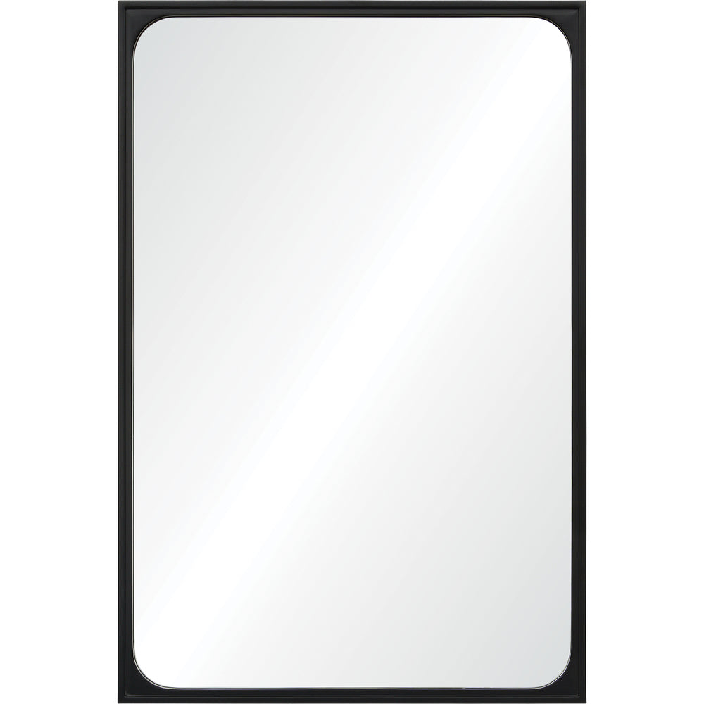 Sorella 36" Tall Rectangle Wall Mirror, Black - Main Image - MT2151