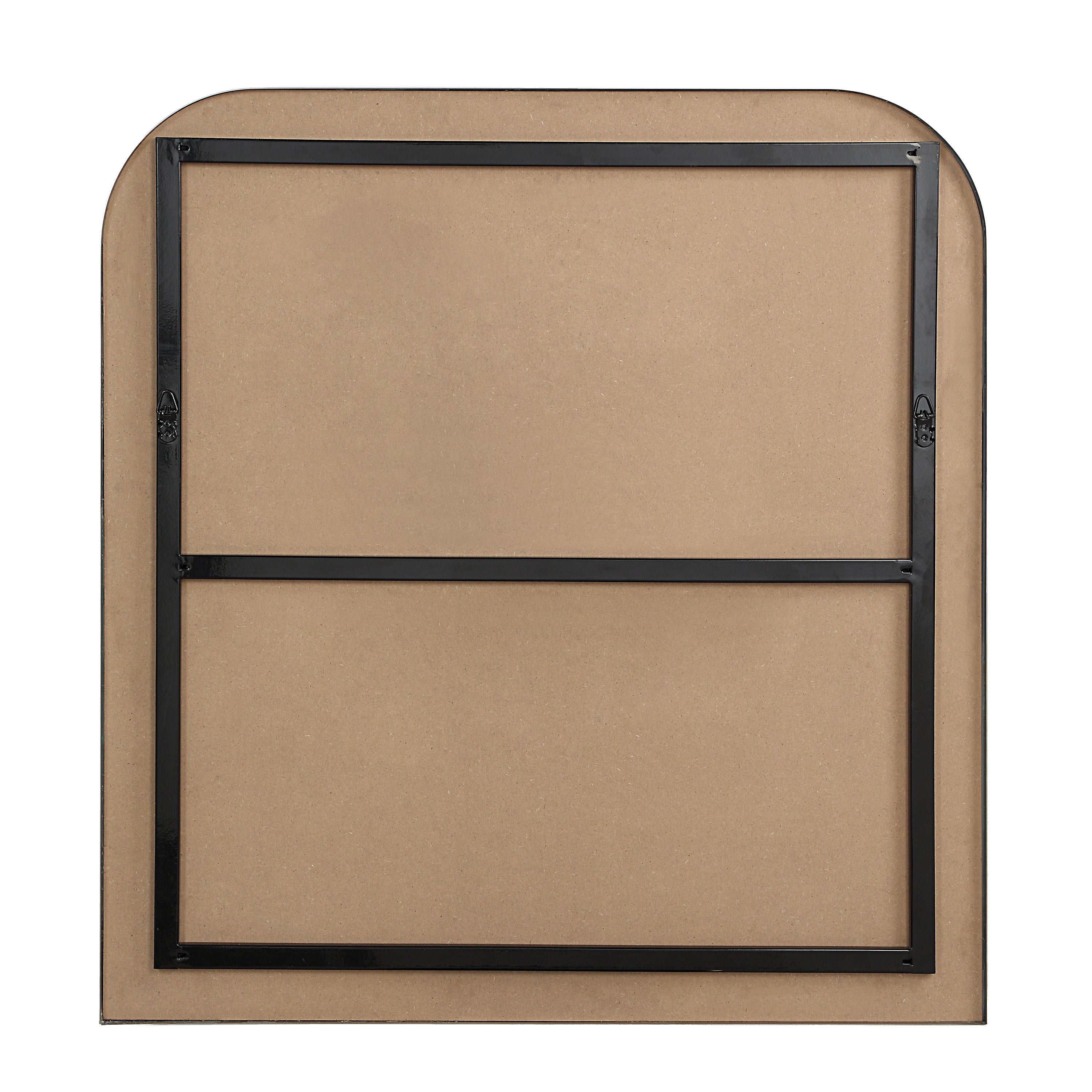 Salma 40" H x 38" W Wall Mirror, Grey - Backing Image - MT2720