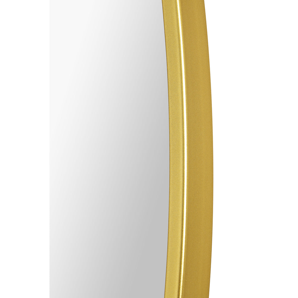 Fragoso 48" Tall Round Wall Mirror, Yellow - Additional Image 2 - MT2532