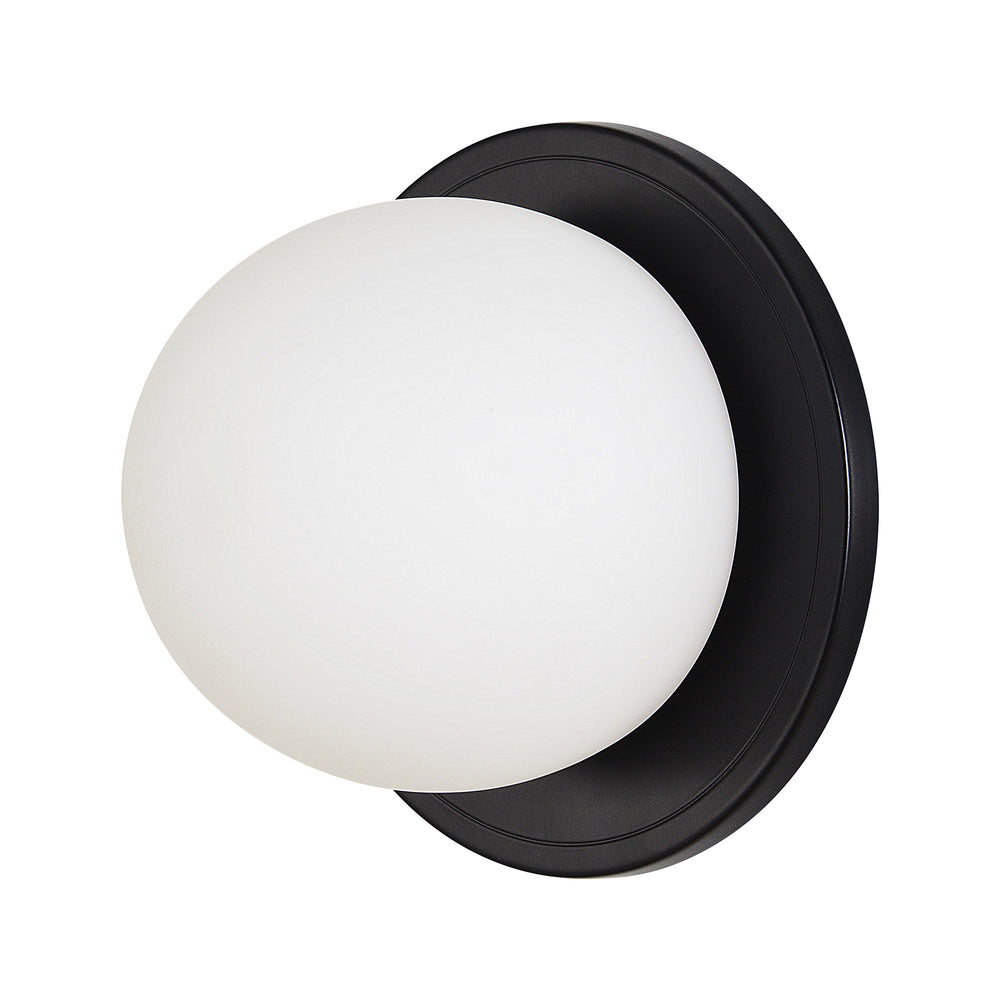Sybils 6.5" Length Wall Sconce, Matte Black - Main Image - WS126