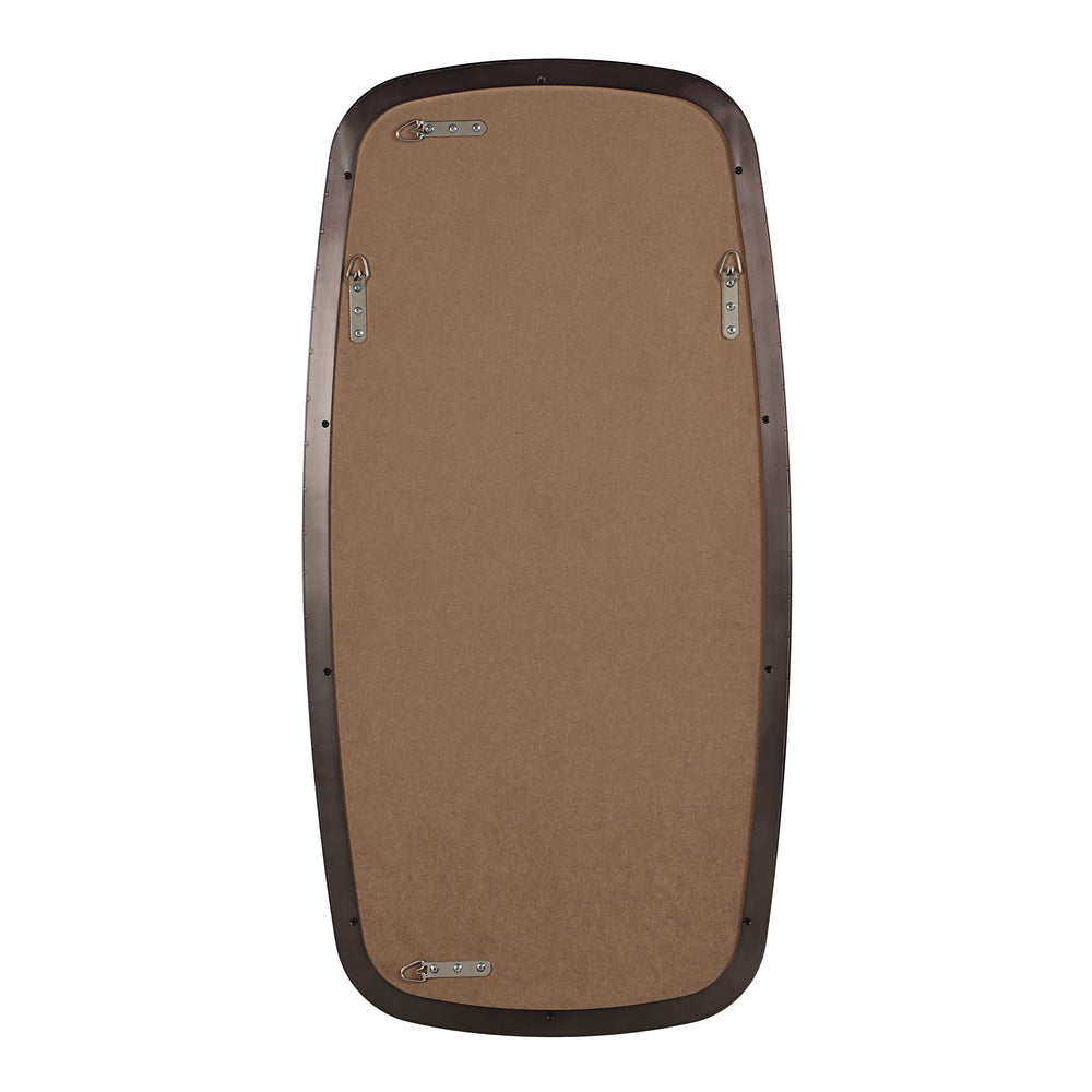 Nicoya 40" H x 20" W Wall Mirror, Brown - Backing Image - MT2713