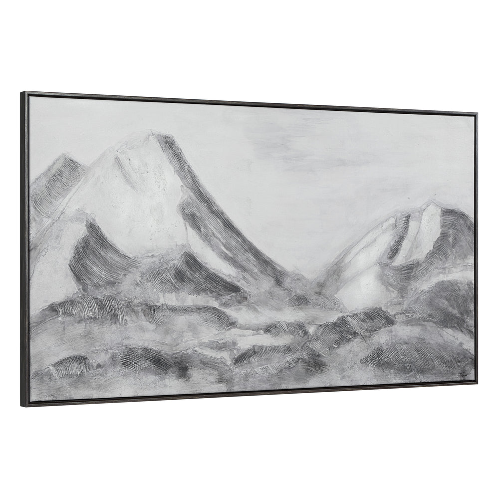 Romi 30" H x 55" W Canvas Art, Grey - Angle Image - OL2203