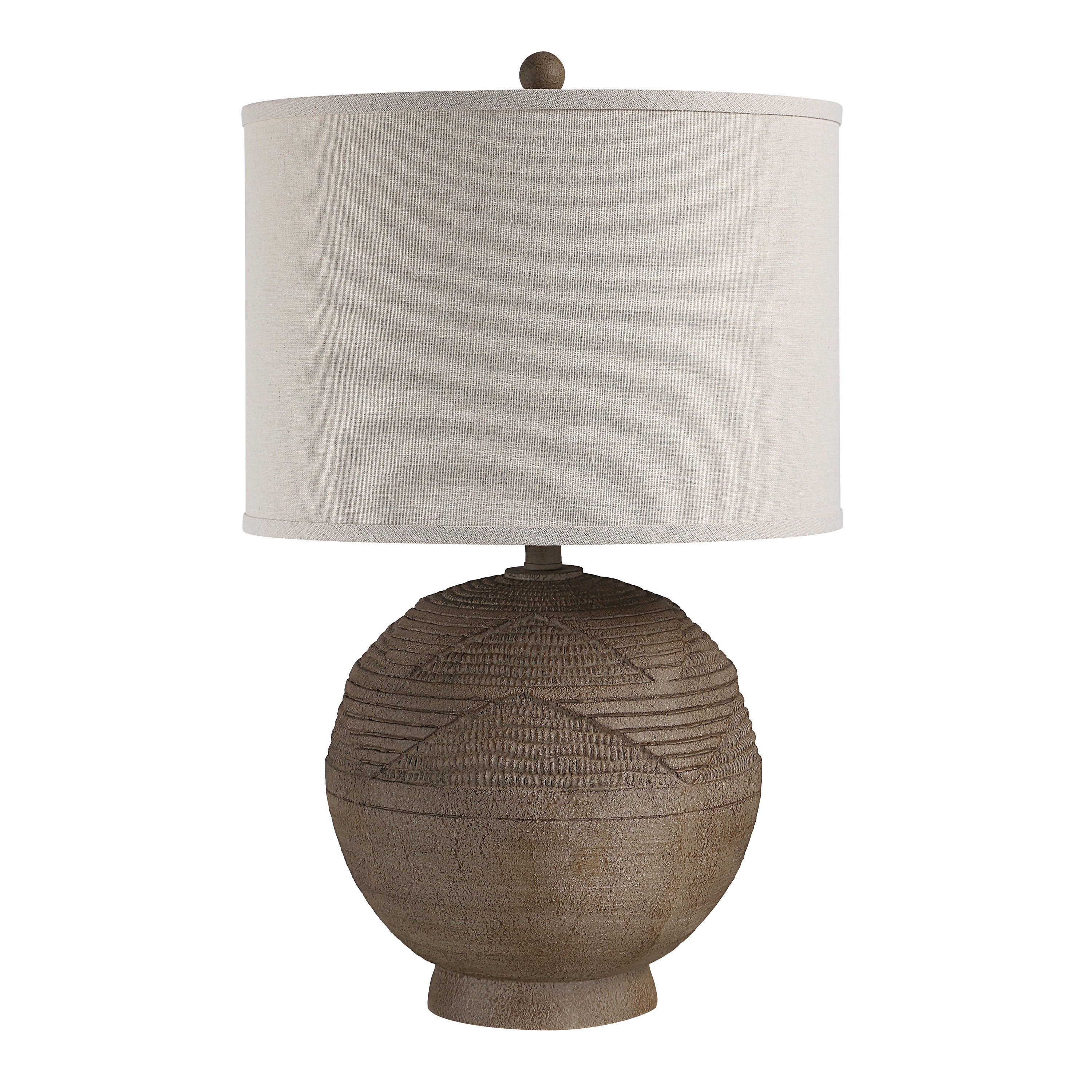 Malya 25.5" Height Table Lamps, Textured Brown - Main Image - LPT1385EV