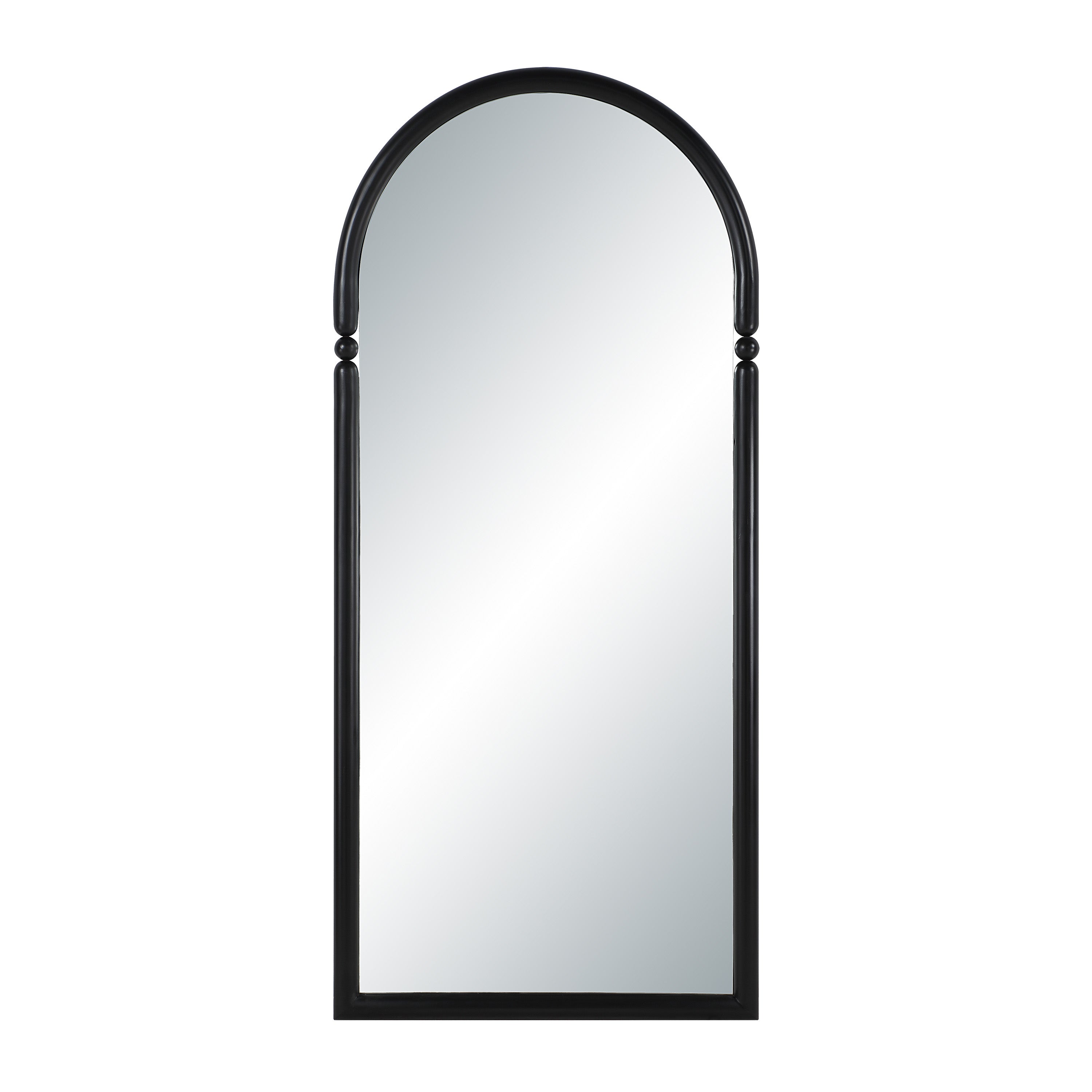 Arcade 76" H x 34" W Wall Mirror, Black - Main Image - MT2756