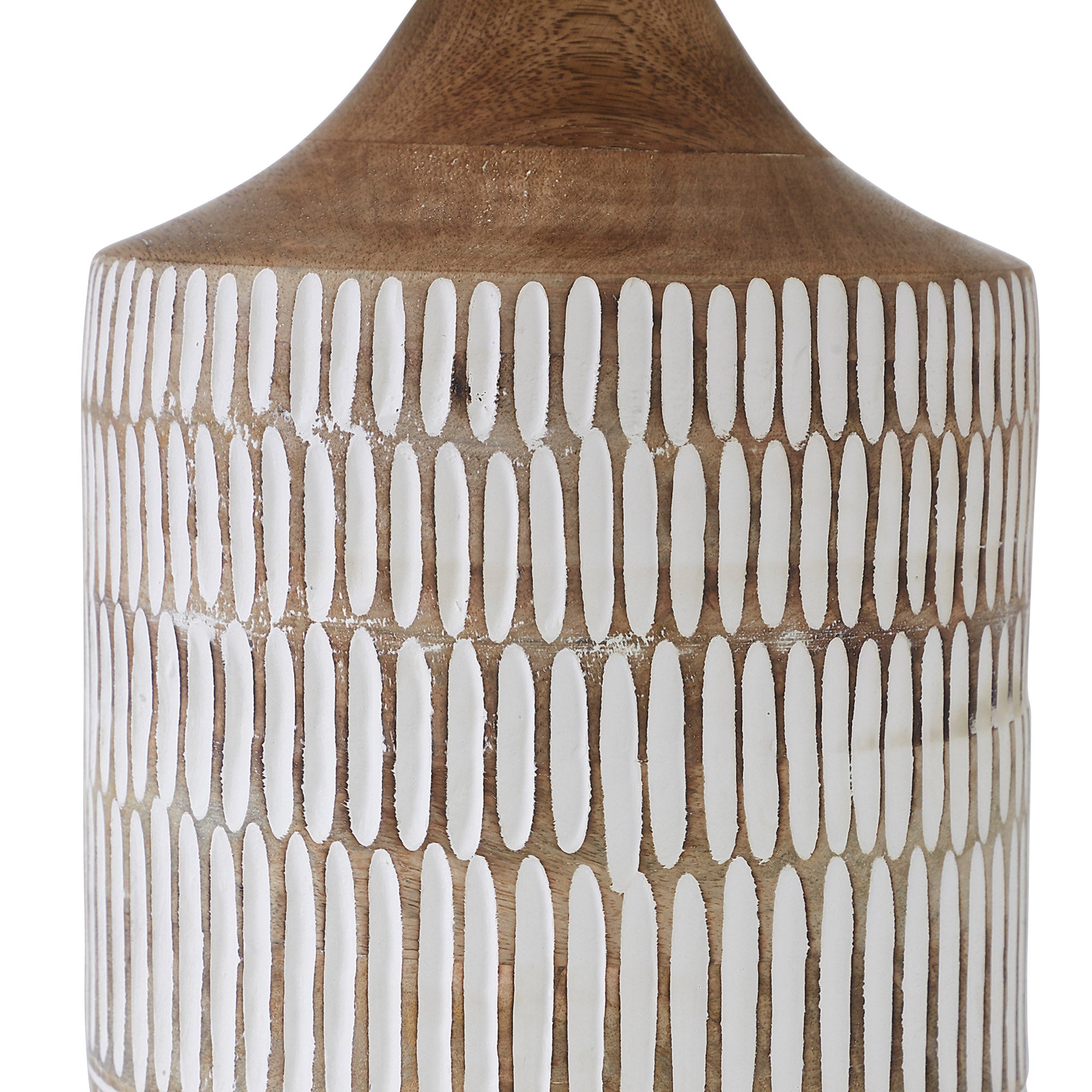 Wickes 24" Length Table Lamp, White - Additional Image 2 - LPT1198