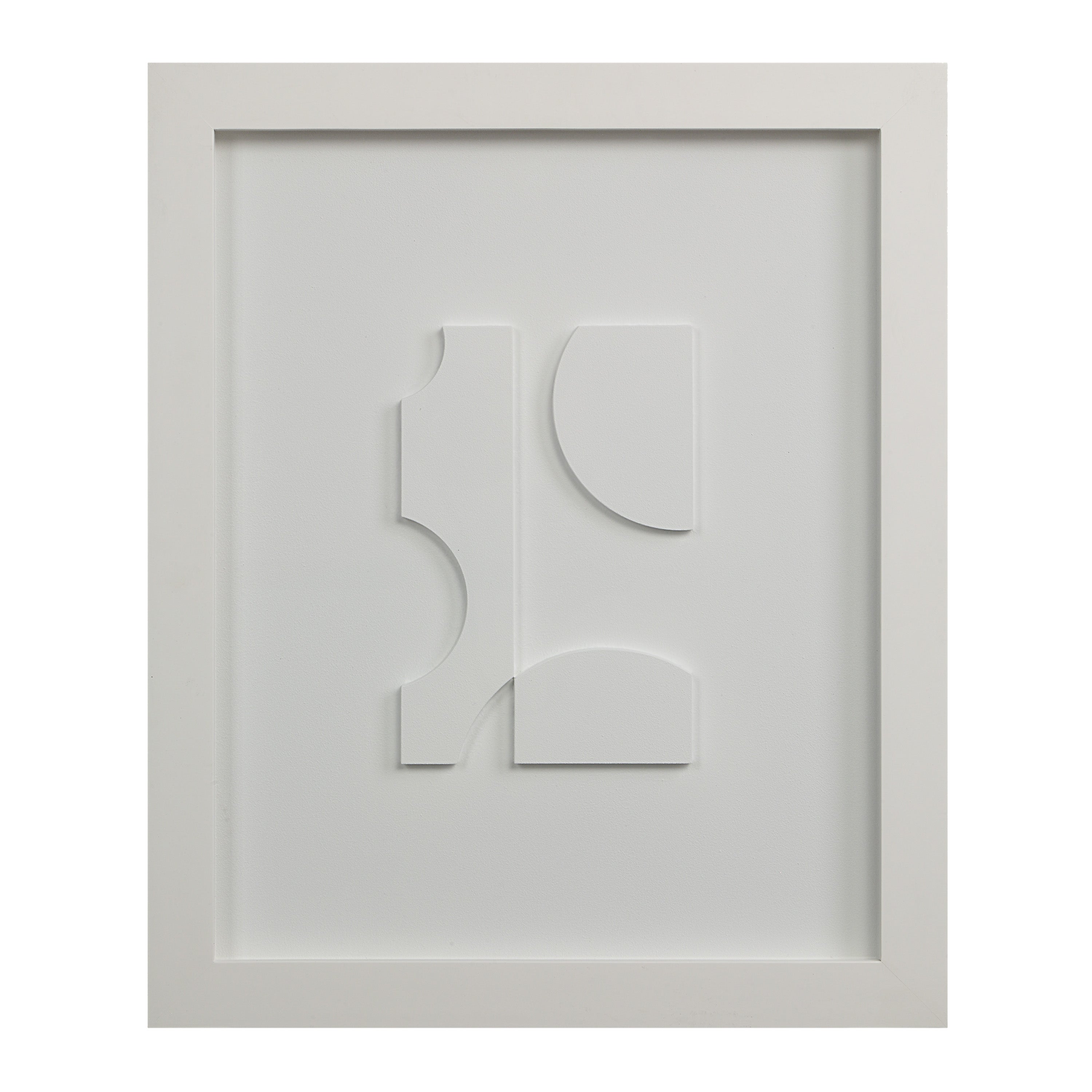 Ispra 19" Wide Wall Decor, Matte White - Additional Image 8 - W6760