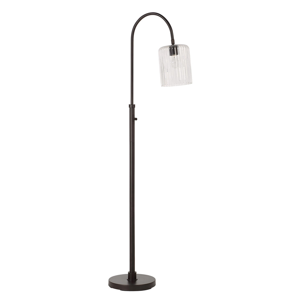 Danae 62.5" Height Floor Lamp, Black - Angle Image - LPF3168