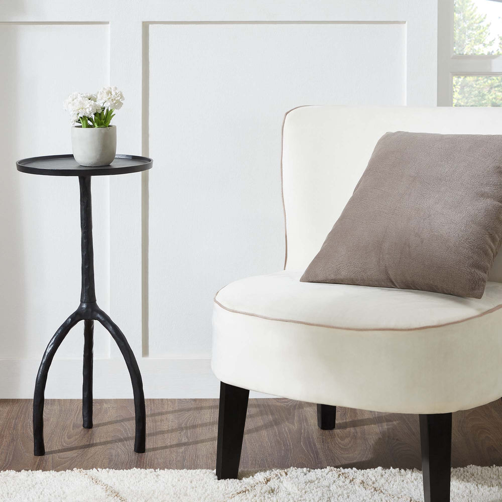 Konsta Indoor Aluminum Table, Matte Black - Lifestyle Image - TA452