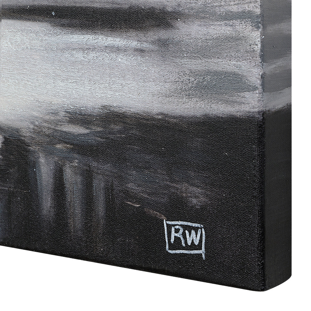Arnar 40" H x 60" W Canvas Art, Grey - Additional Images - OL2189