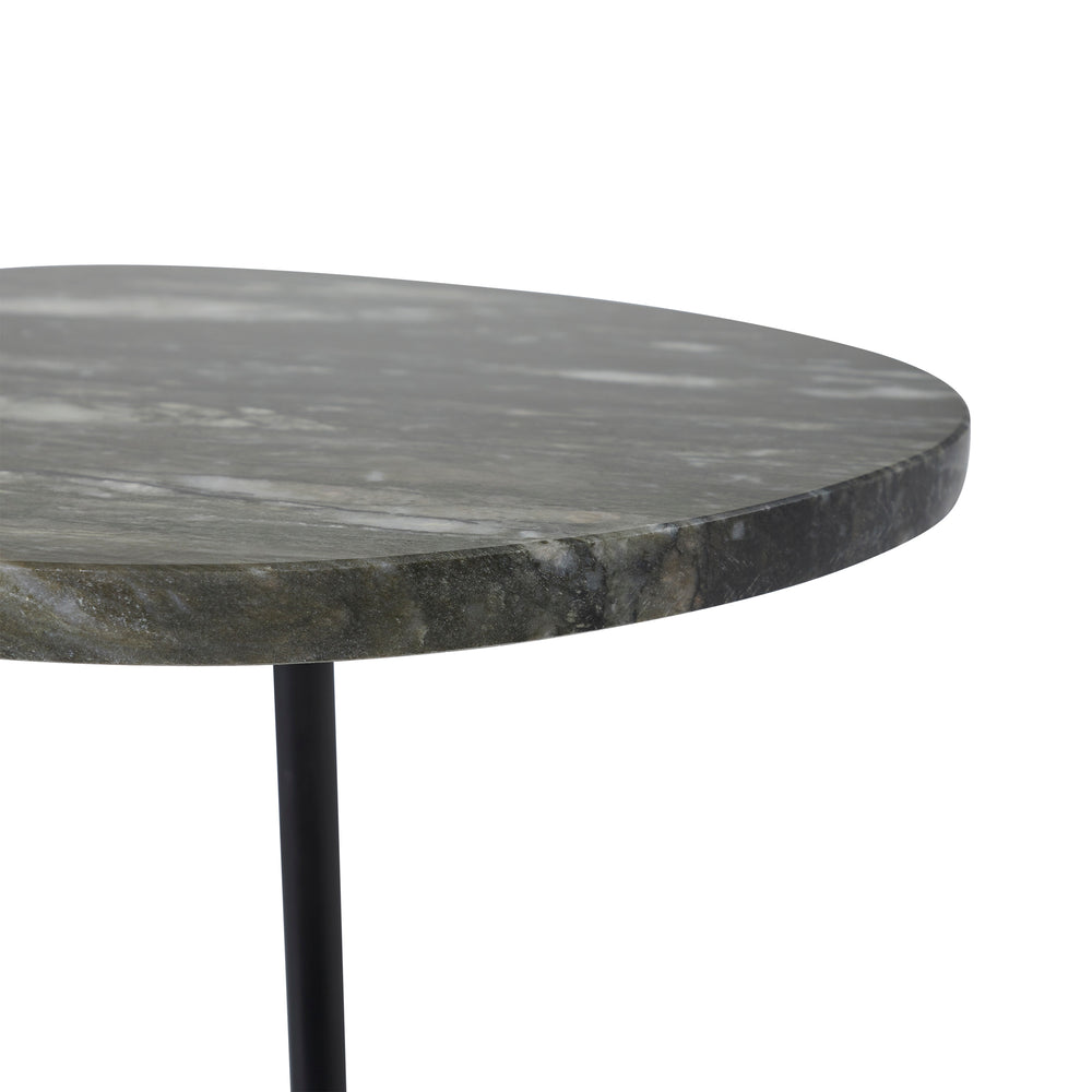 Adeline Indoor Iron Side Table, Black - Detail Image - TA505