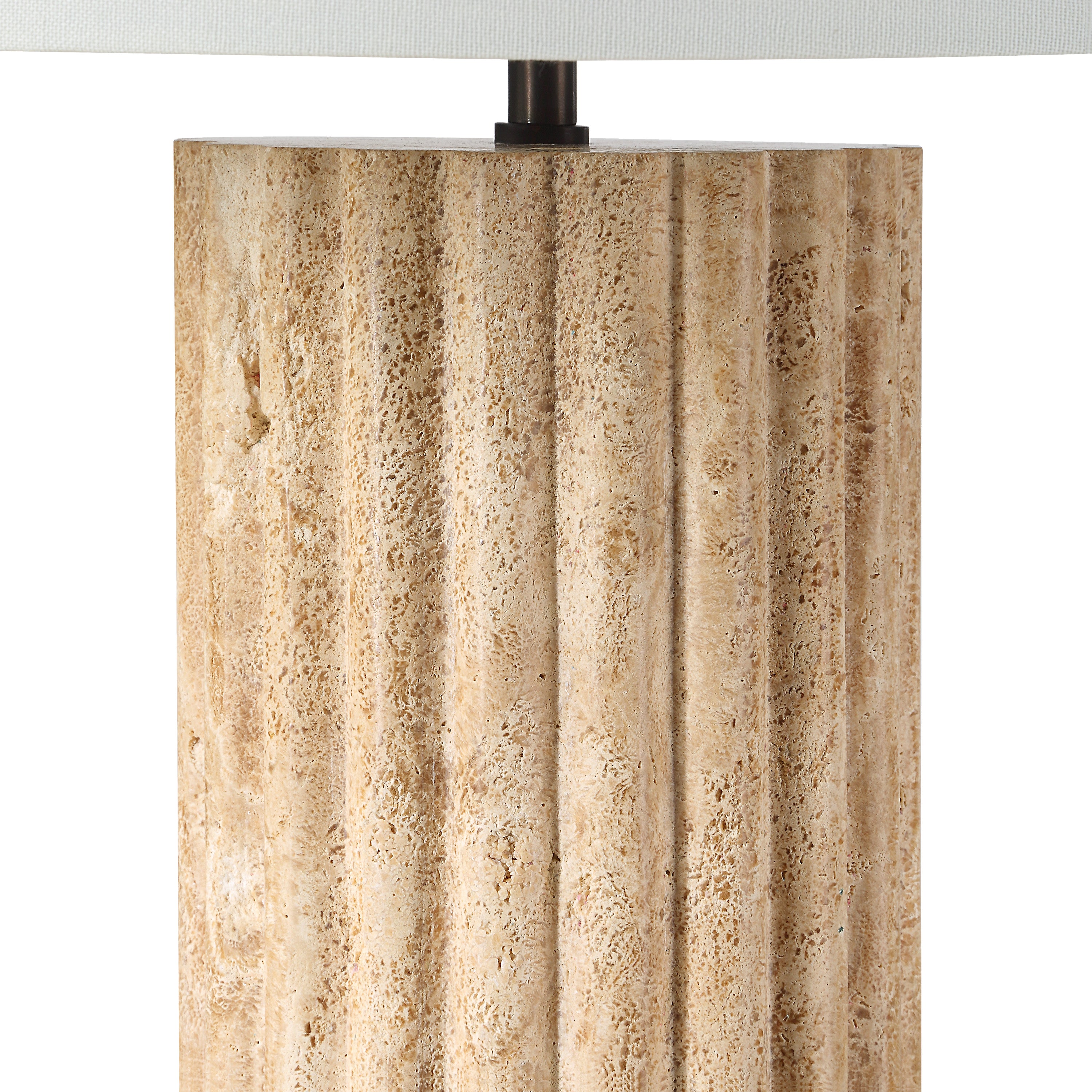 Milena 28" Height Table Lamp, Beige - Detail Image - LPT1296