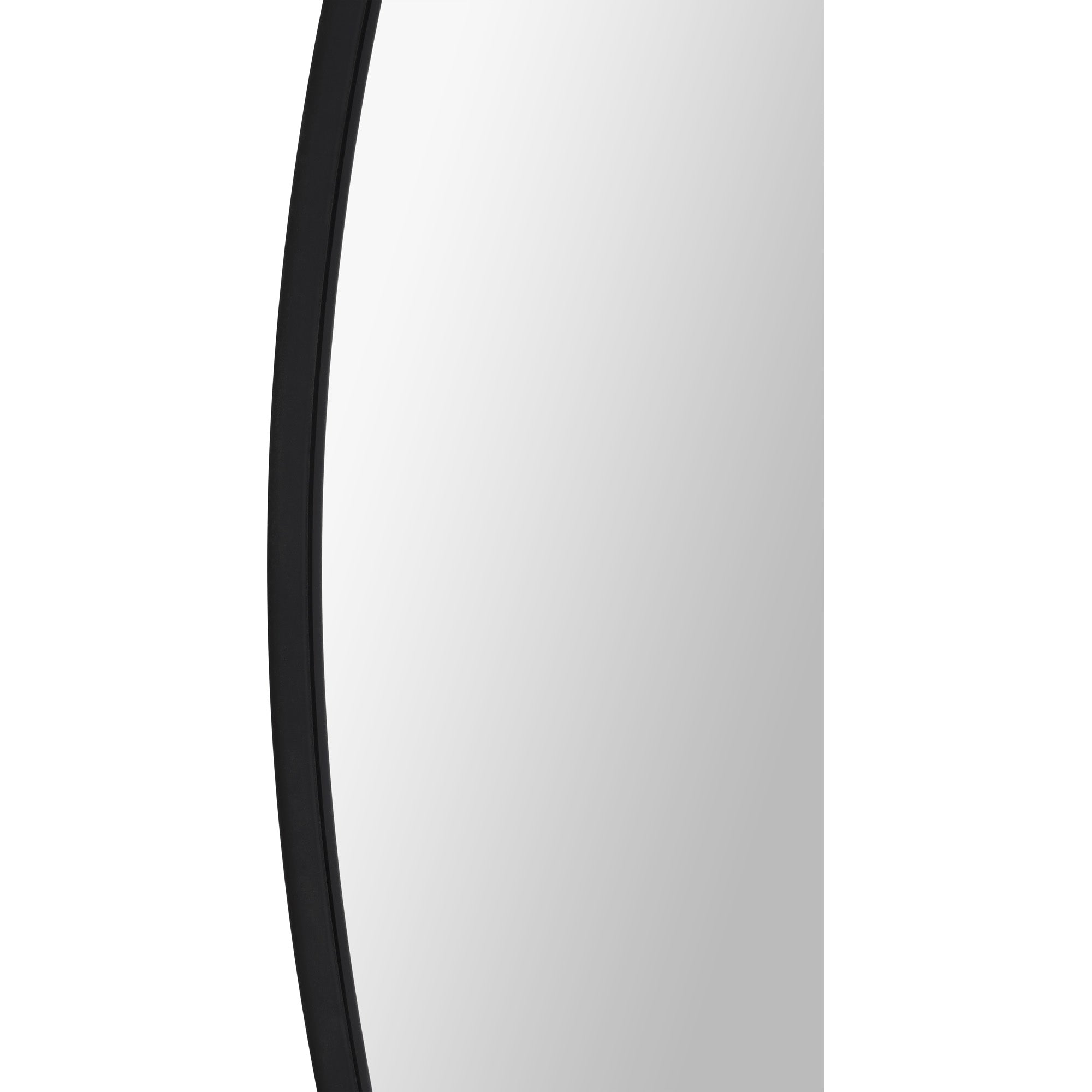 Posadas 36" Tall Round Wall Mirror, Black - Detail Image - MT2527