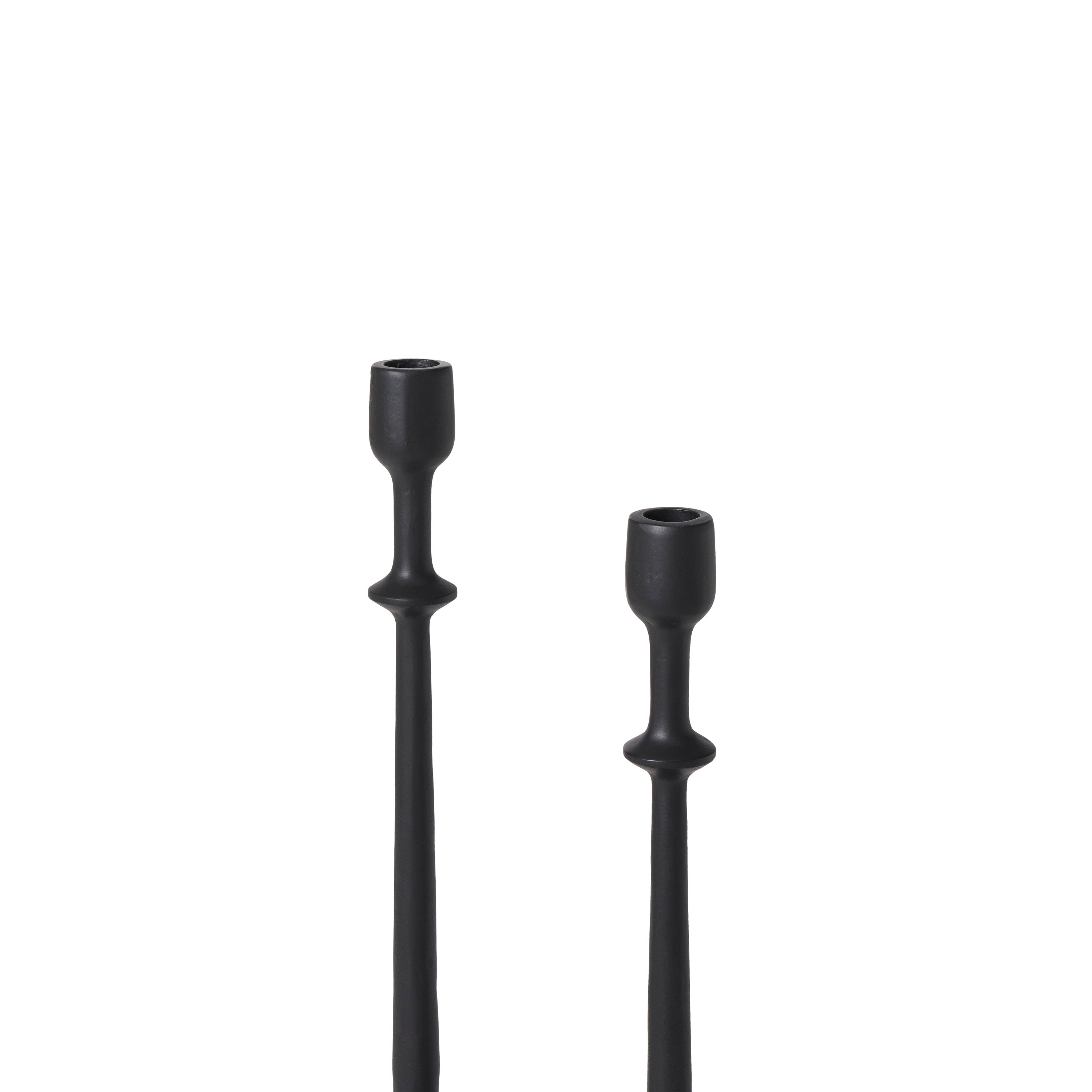 Albero Candle Holder, Matte Black - Additional Images - CAN187