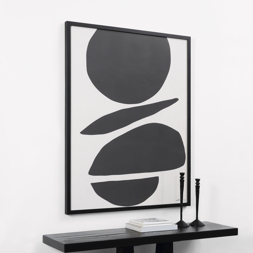 Cercola 45" Wide Wall Art, Black - Lifestyle Image - PA0036