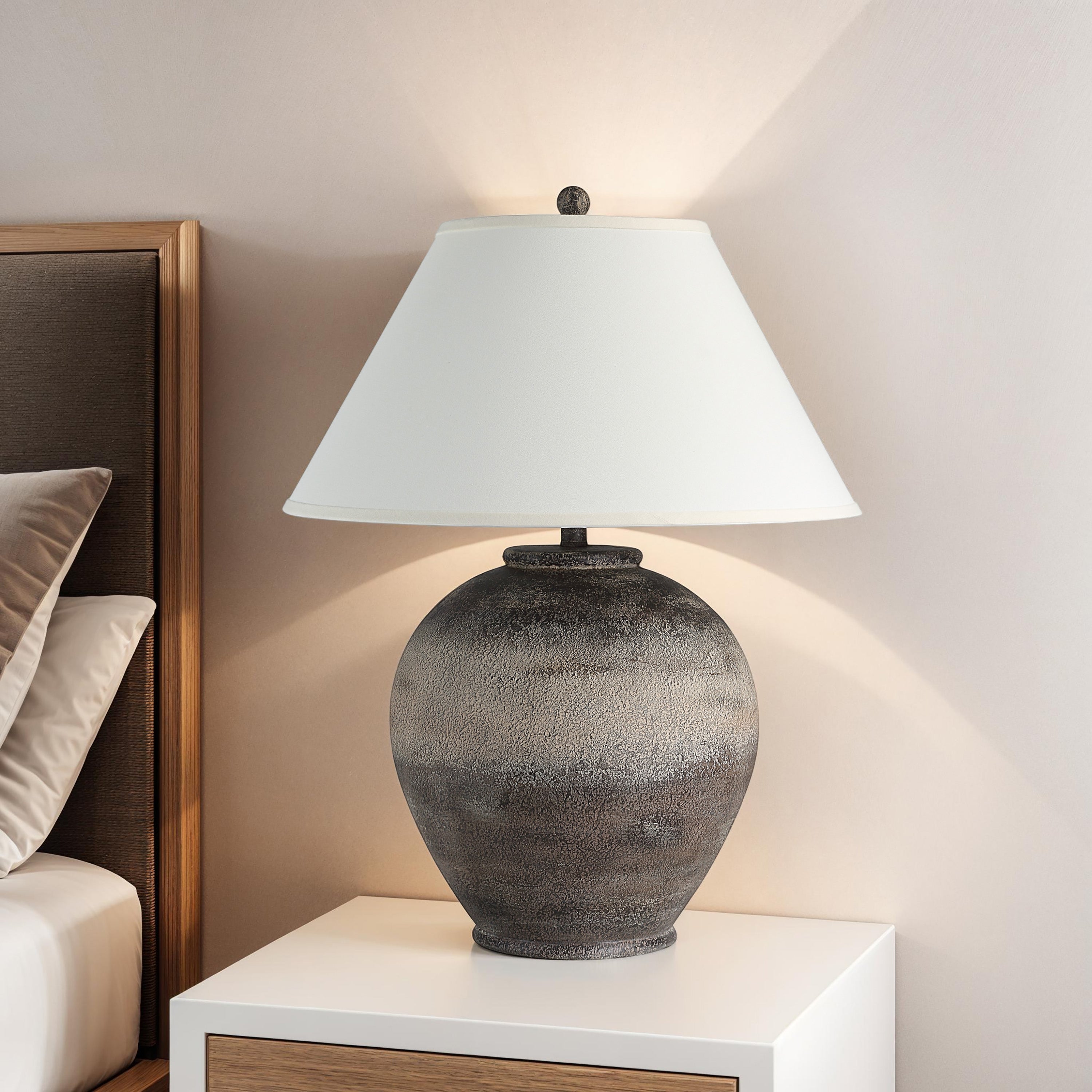 Bronce 29" Height Table Lamp, Brown - Lifestyle Image - LPT1322