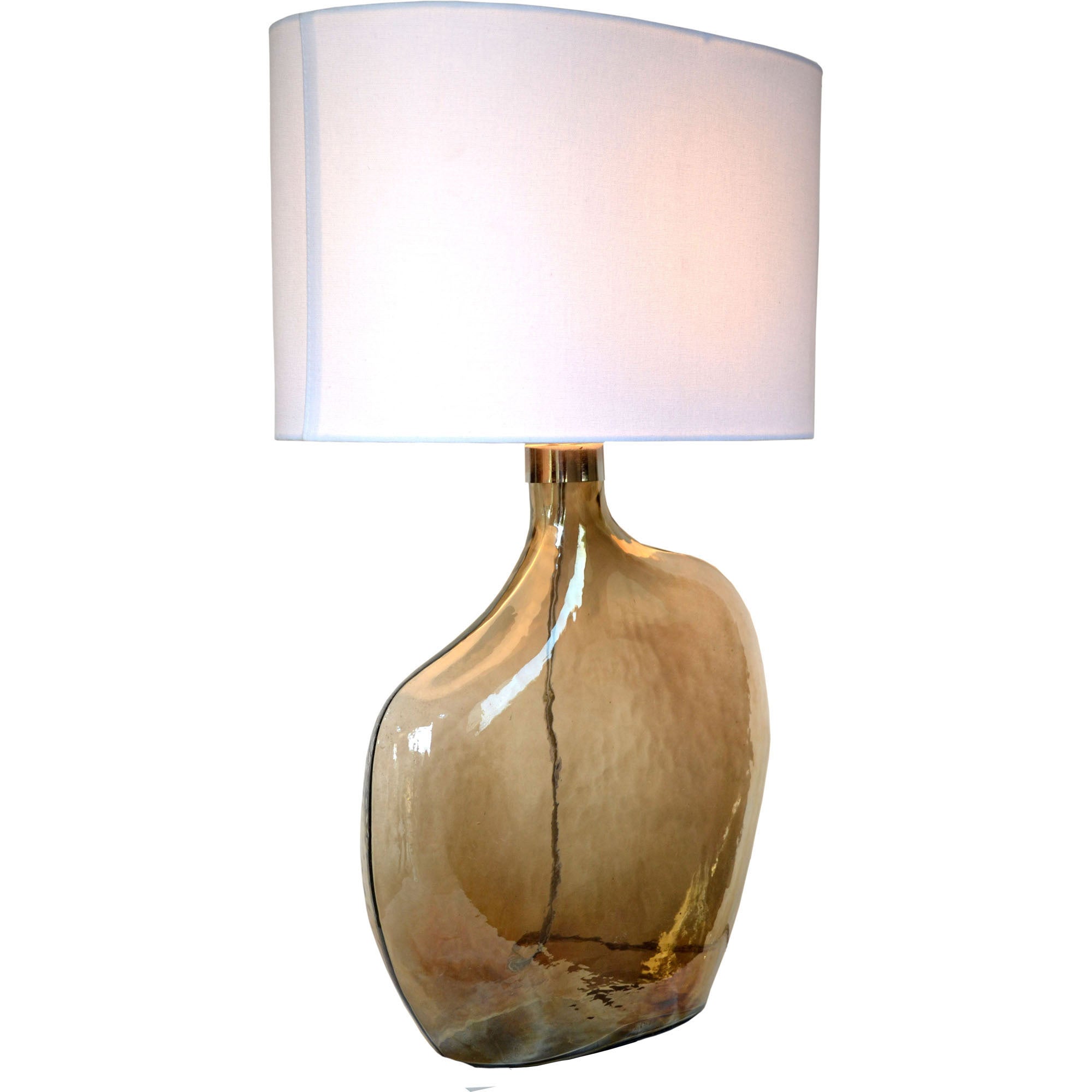 Benedek 27.5" Length Table Lamp, Chrome - Angle Image - LPT1072