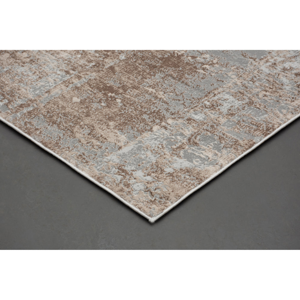 Ariella 8' x 10' Power loomed Indoor Rug, Grey - Angle Image - RARI-45112-810