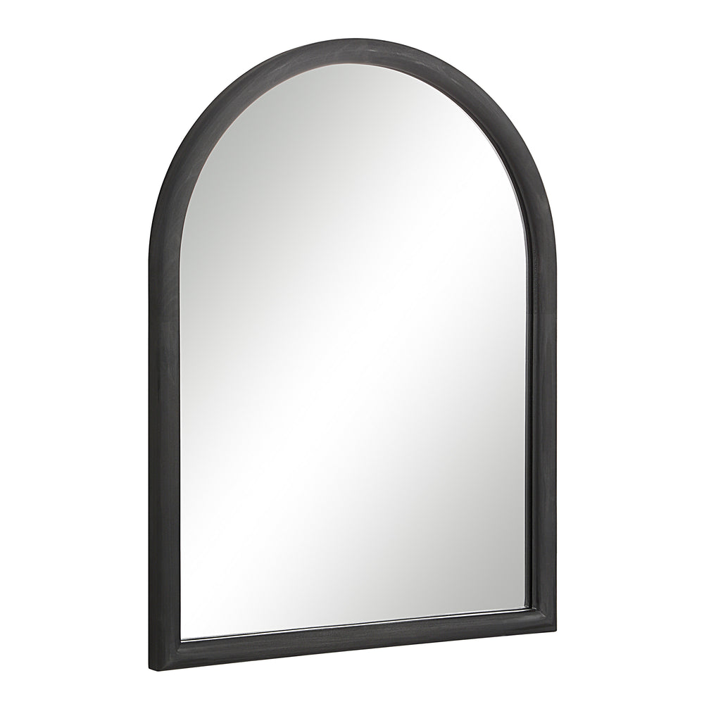 Olfito 24" H x 18" W Wall Mirror, Black - Angle Image - MT2715