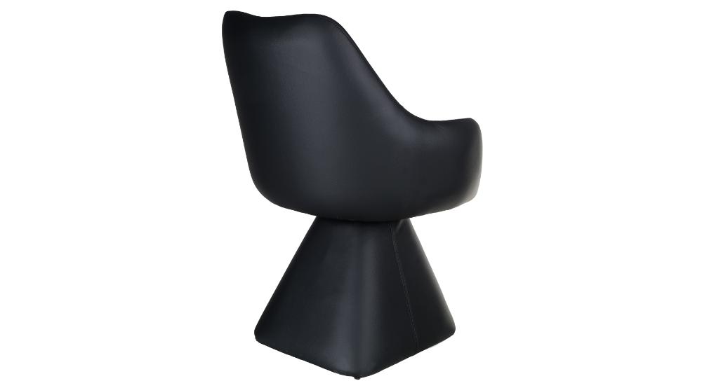Tovas and Caprese 5pc Dining Set - Black Table and Black Chairs
