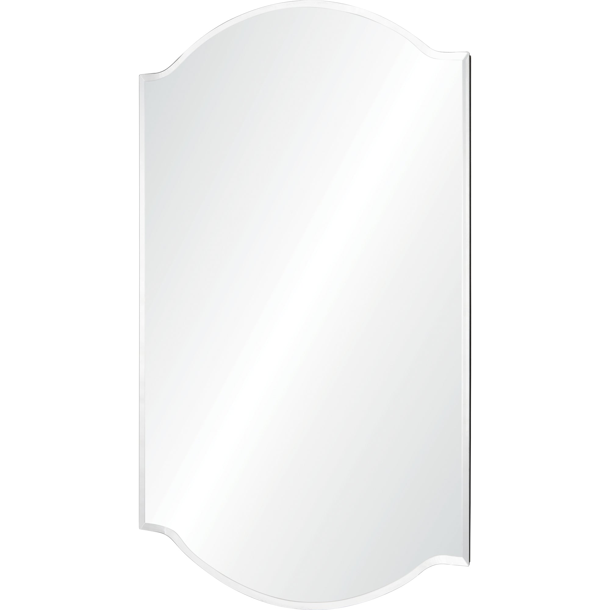 Kale 36" Tall Irregular Wall Mirror - Angle Image - MT2266