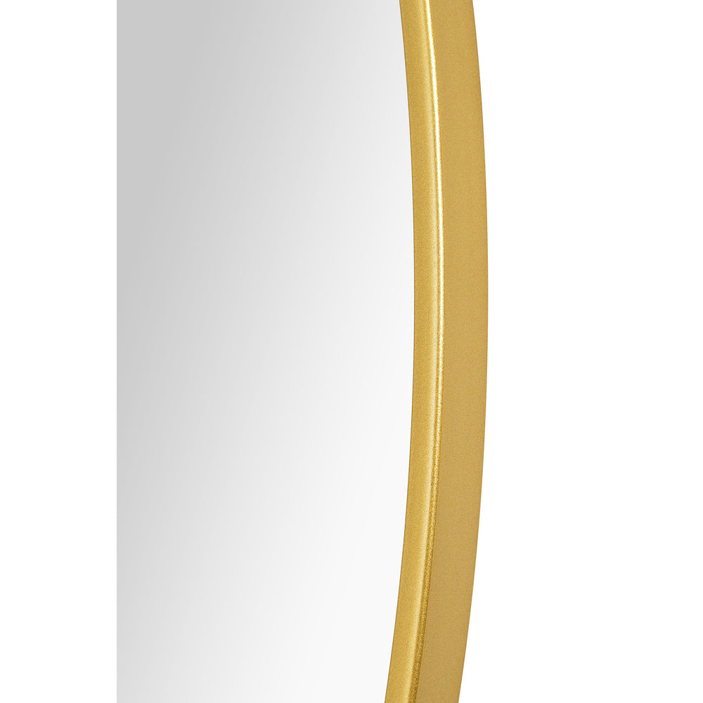 Alegre 30" Tall Round Wall Mirror, Yellow - Additional Image 2 - MT2528