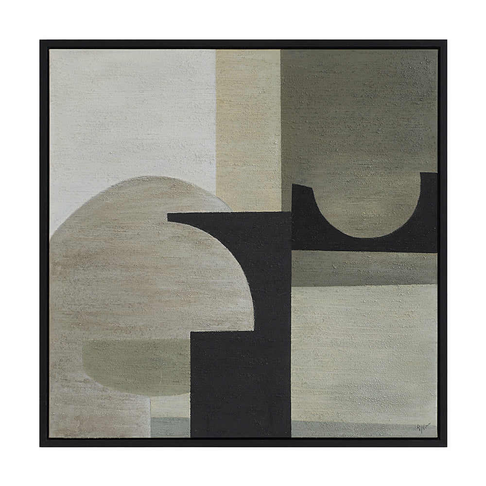 Gladiolus 40" Wide Canvas Art, Green, Black - Main Image - OL2172
