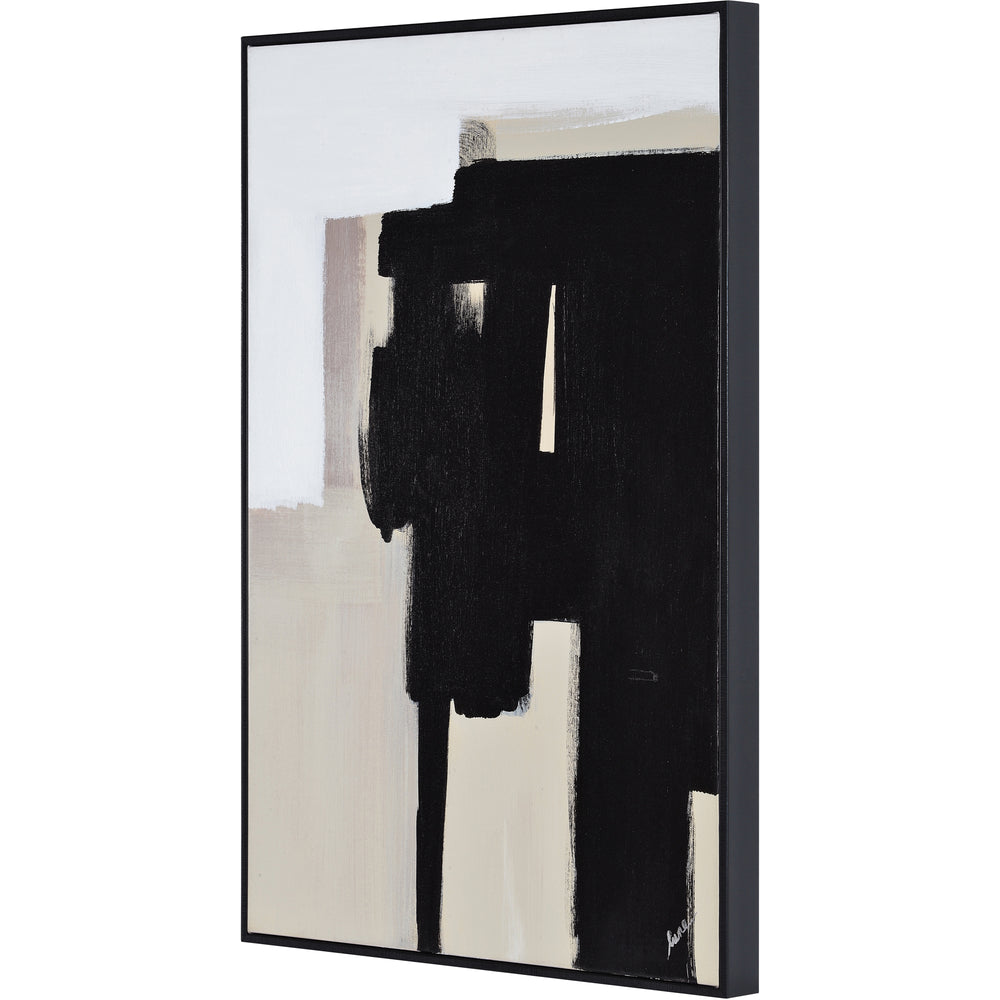 Telesto 24" Wide Canvas Art, Black - Additional Image 4 - OL2046