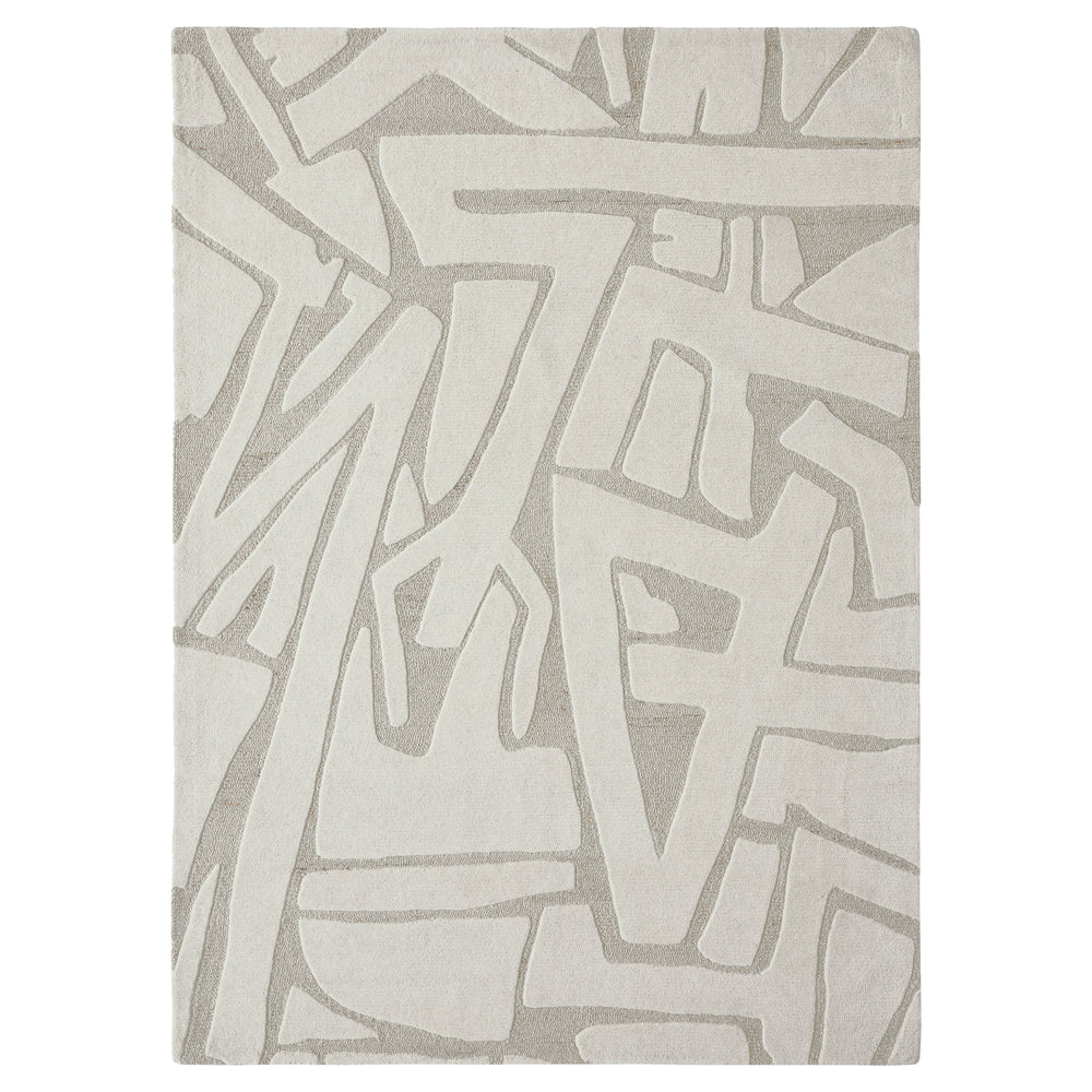 Cosmos 7'10" x 10'2"" ft Handwoven Indoor Rug, Ivory/ Sand - Main Image - RCOS-21151-810