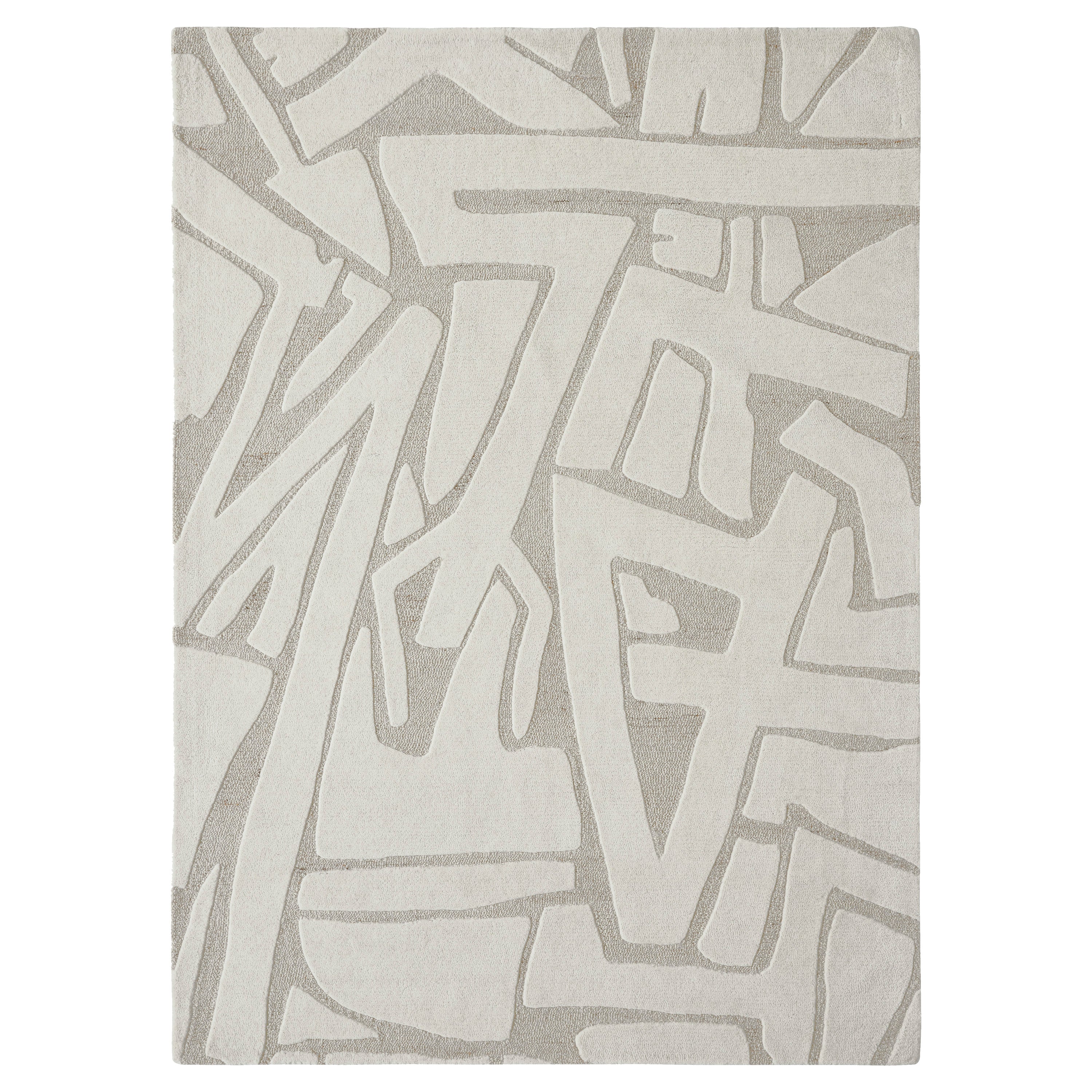 Cosmos 7'10" x 10'2"" ft Handwoven Indoor Rug, Ivory/ Sand - Main Image - RCOS-21151-810