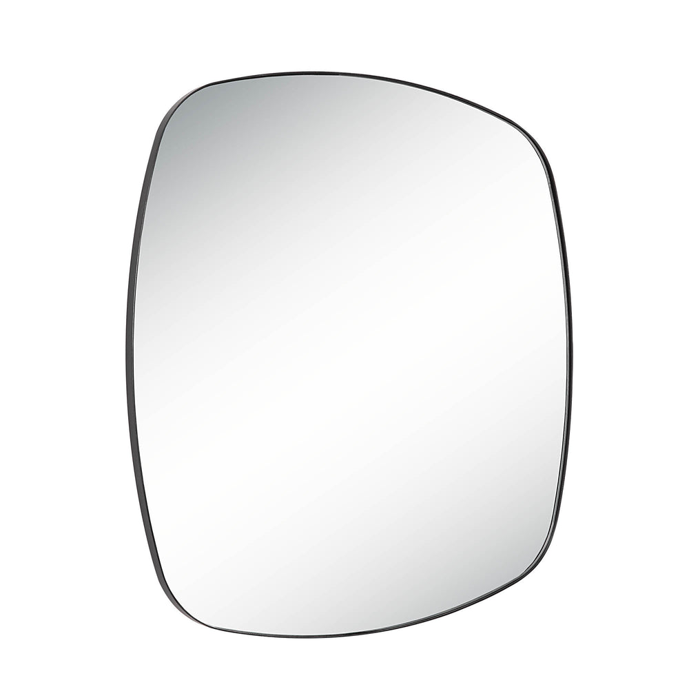Sparti 36" Tall Square Wall Mirror, Black - Main Image - MT2534