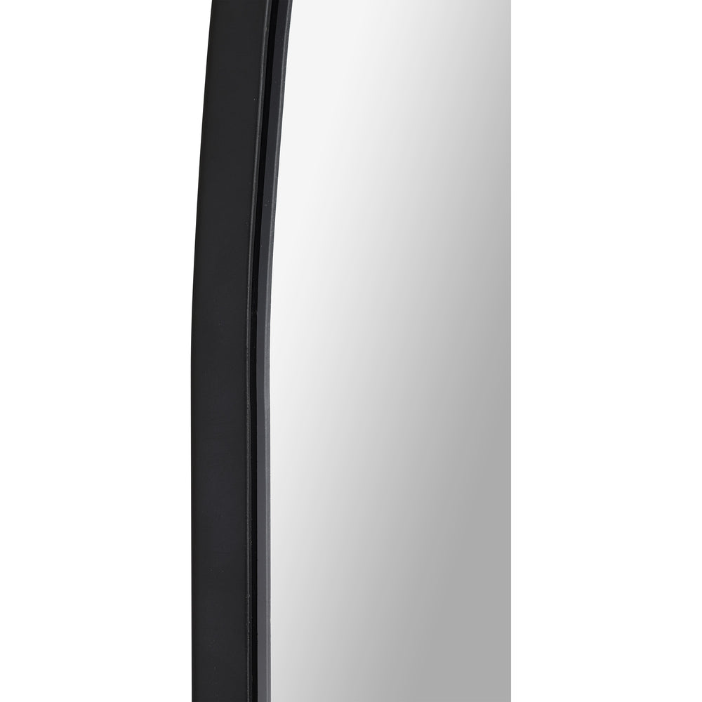 Lamia 50" Tall Arch Wall Mirror, Black - Detail Image - MT2525