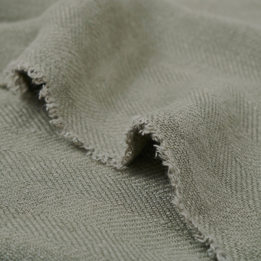 Vernier 70X50 Throw Blanket, Dark Green - Detail Image - THR1014