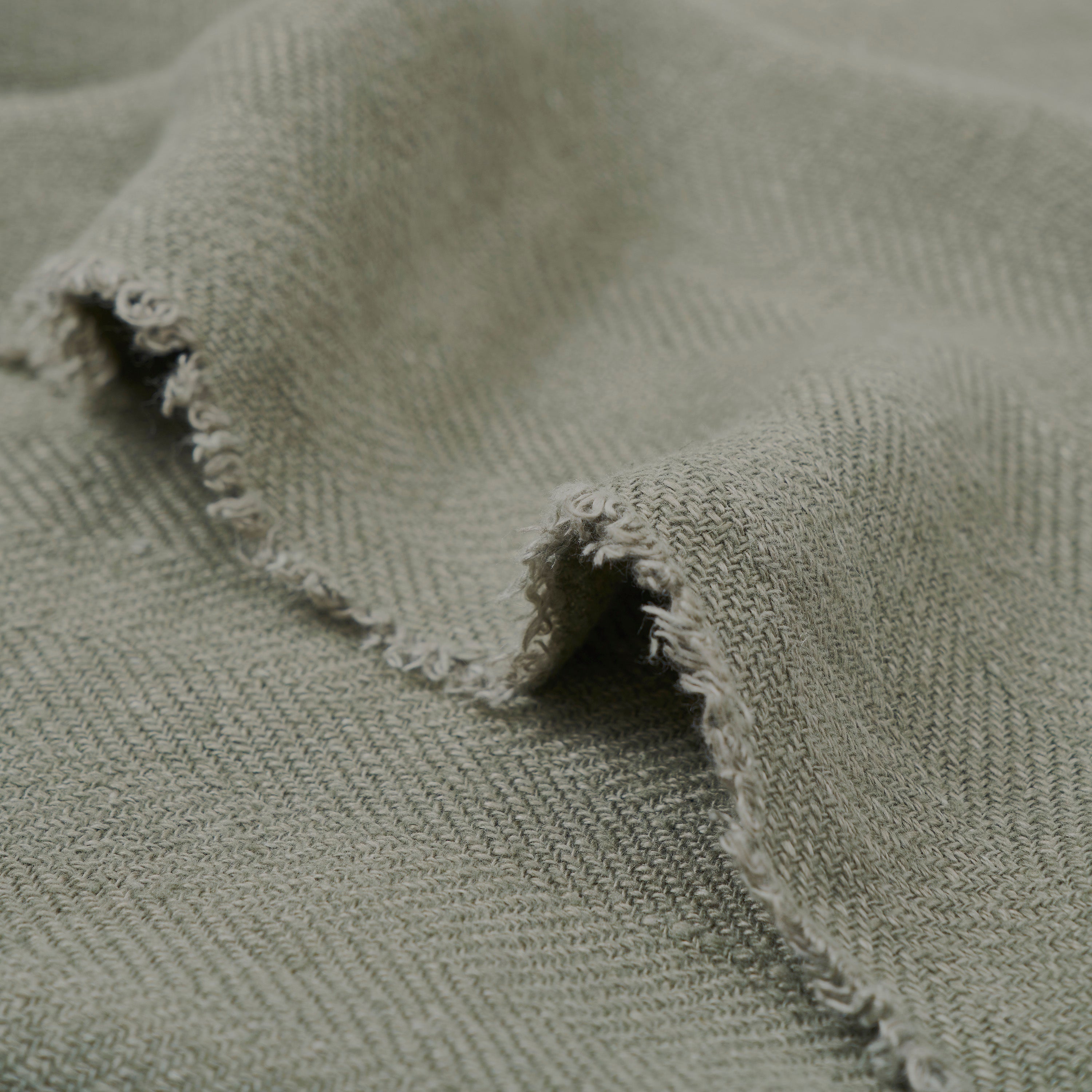 Vernier 70X50 Throw Blanket, Dark Green - Detail Image - THR1014