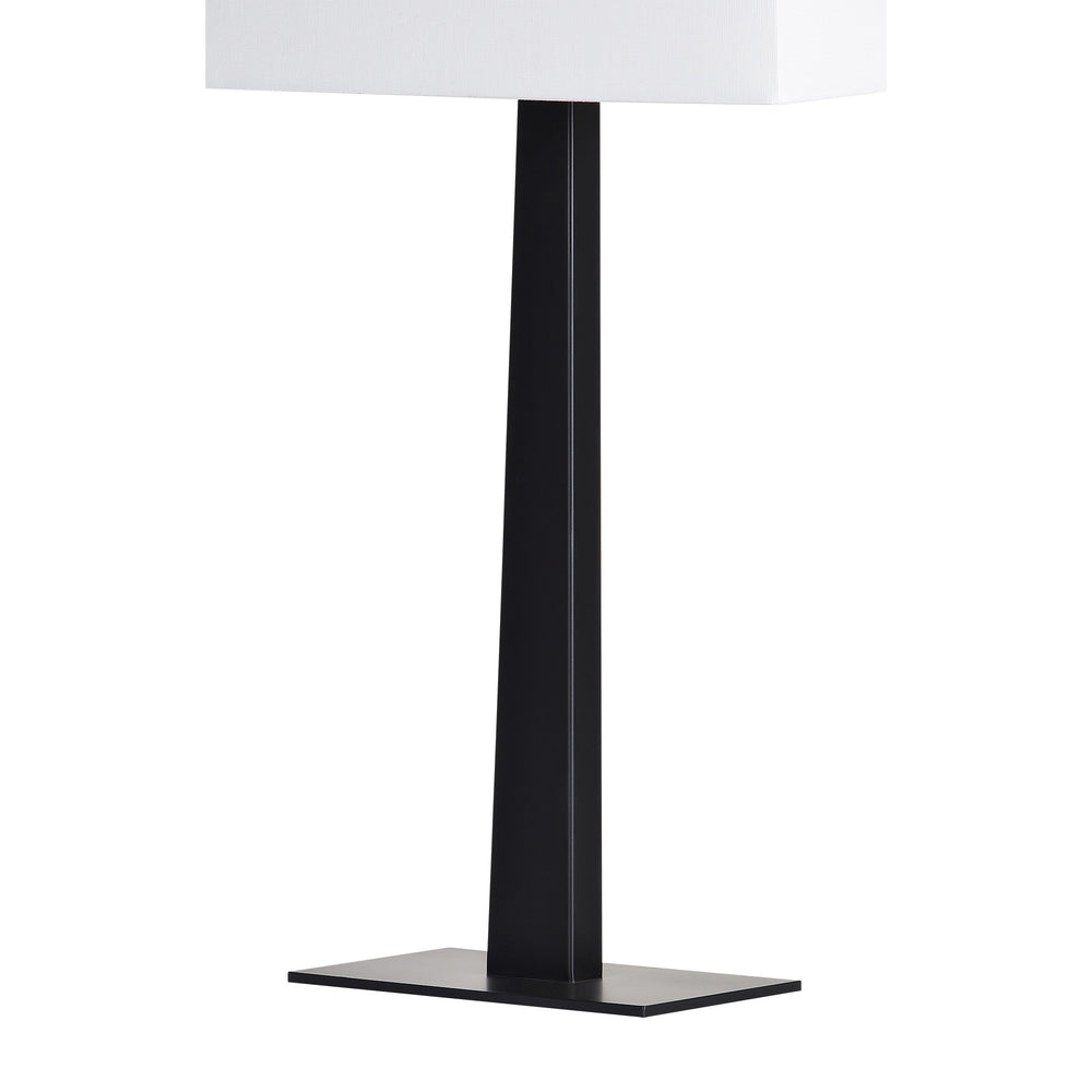Candace 26" Length Table Lamp- Set of two, Matte Black - Detail Image - LPT1252-SET2