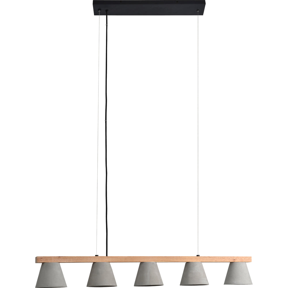 Zain 6" Length Ceiling Fixture, Grey - Main Image - LPC4330