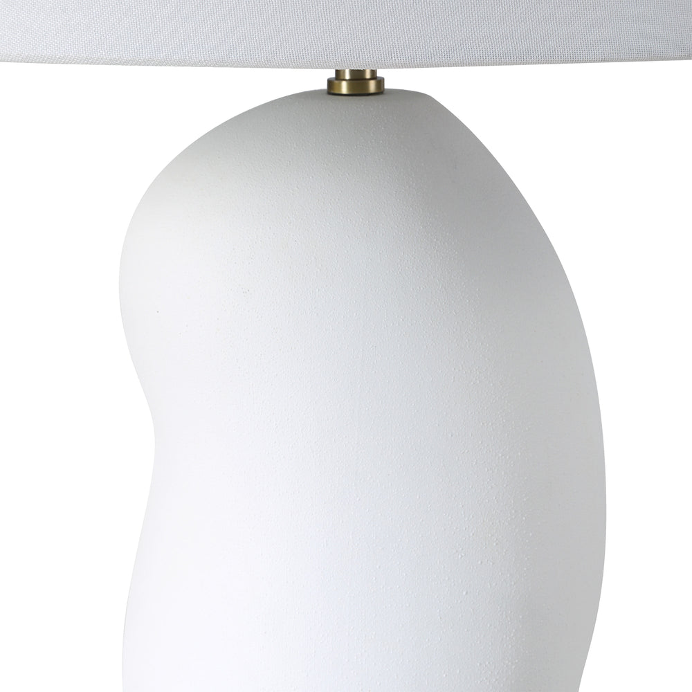 Katya 25" Height Table Lamp, White - Detail Image - LPT1298