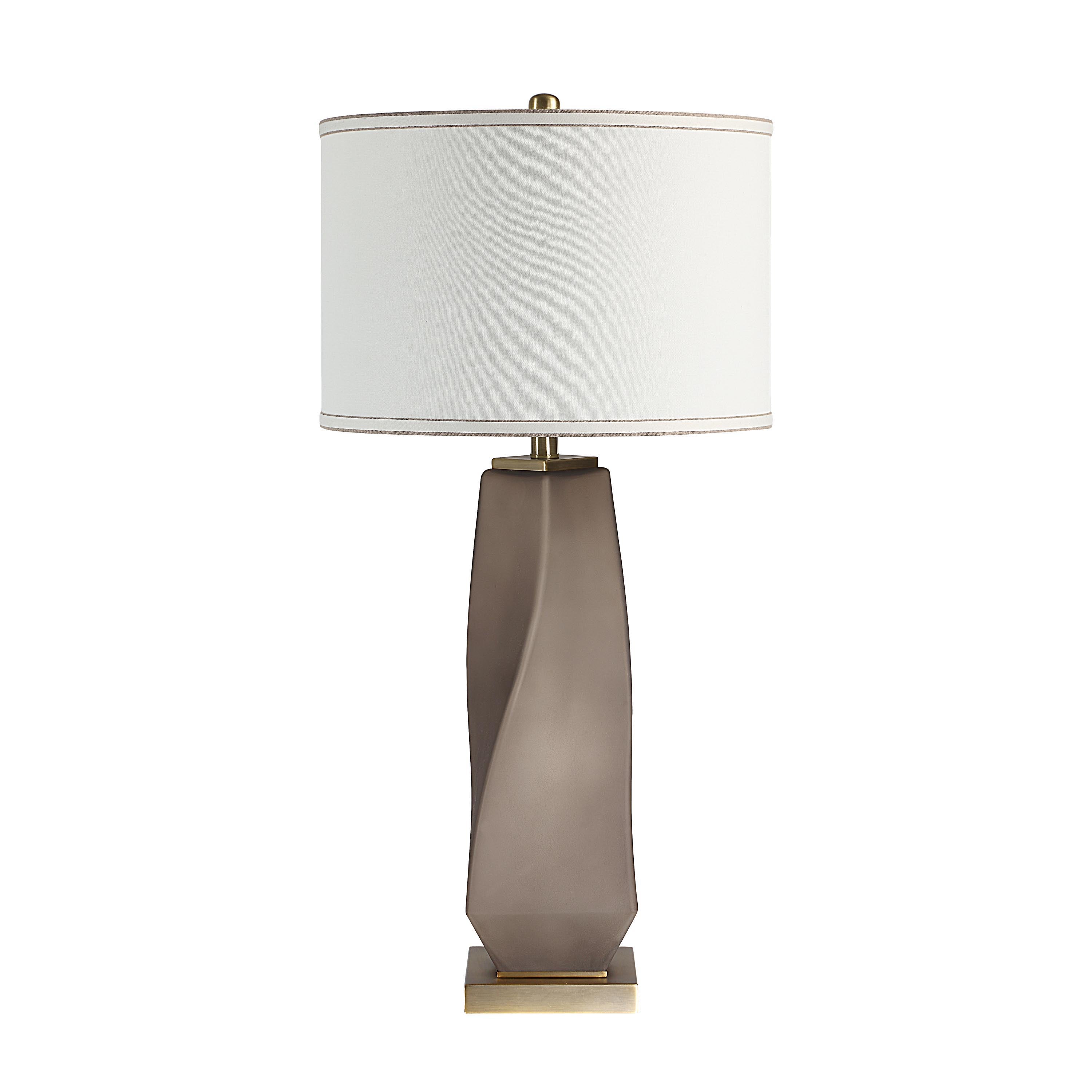 Mallorca 32" Height Table Lamp, Brown - Angle Image - LPT1337