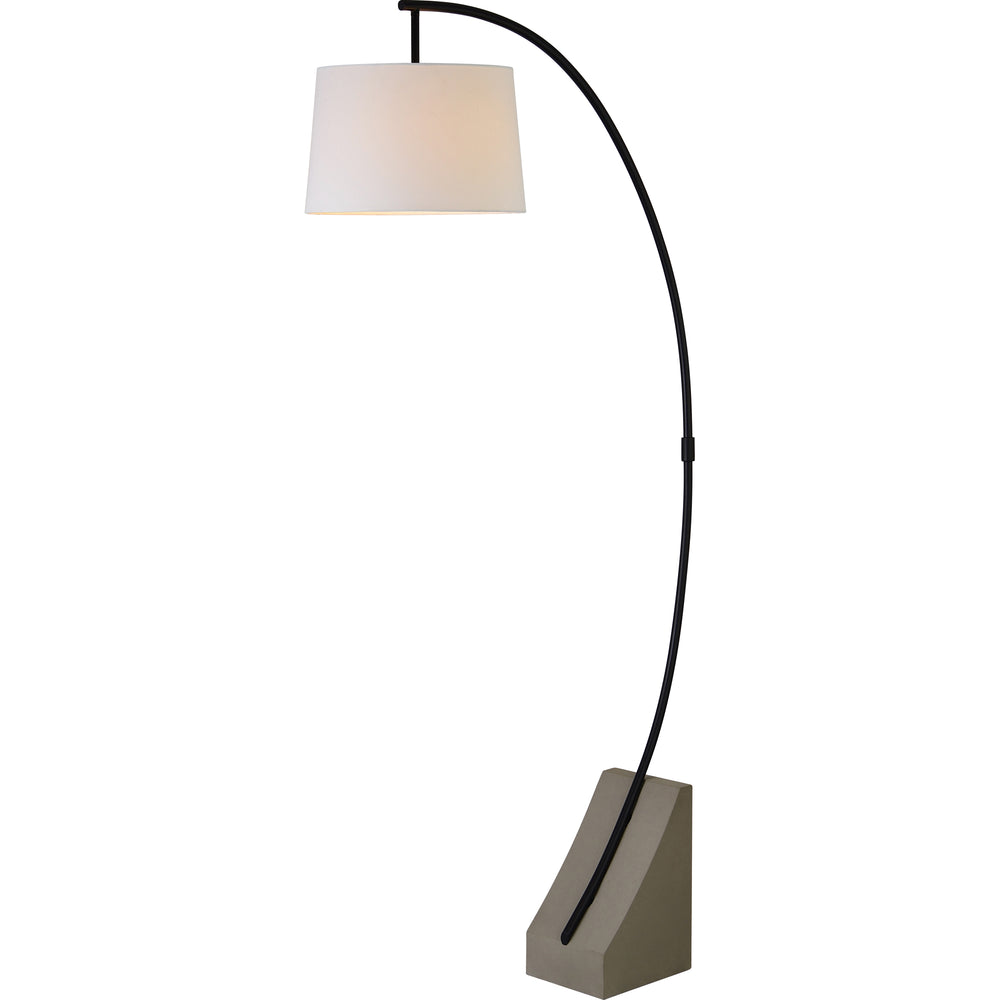 Weymouth 75.5" Length Floor Lamp, Matte Black - Additional Image 2 - LPF3123