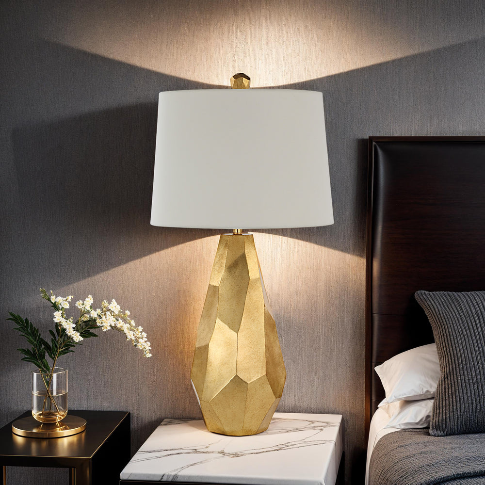 Sanae 33" Height Table Lamp, Yellow - Lifestyle Image - LPT1351