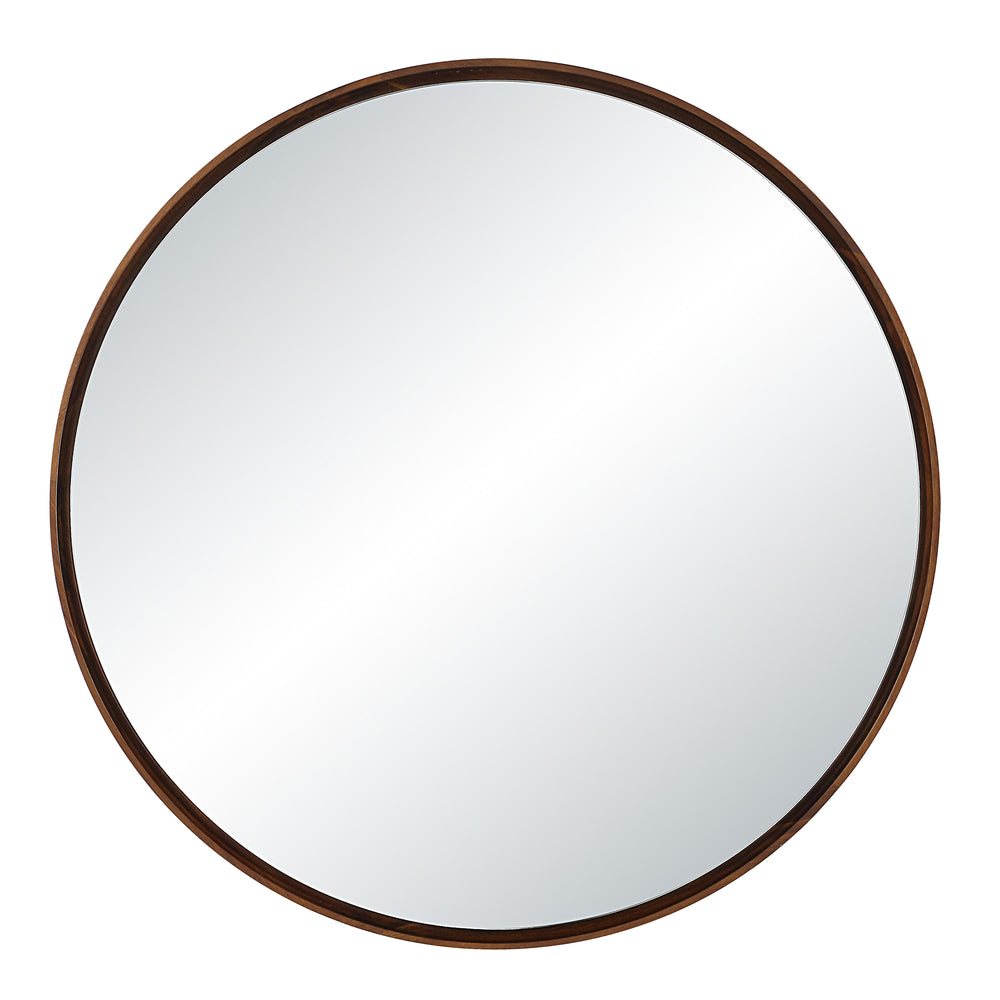 Cabiria 36" H x 36" W Wall Mirror, Brown - Main Image - MT2745