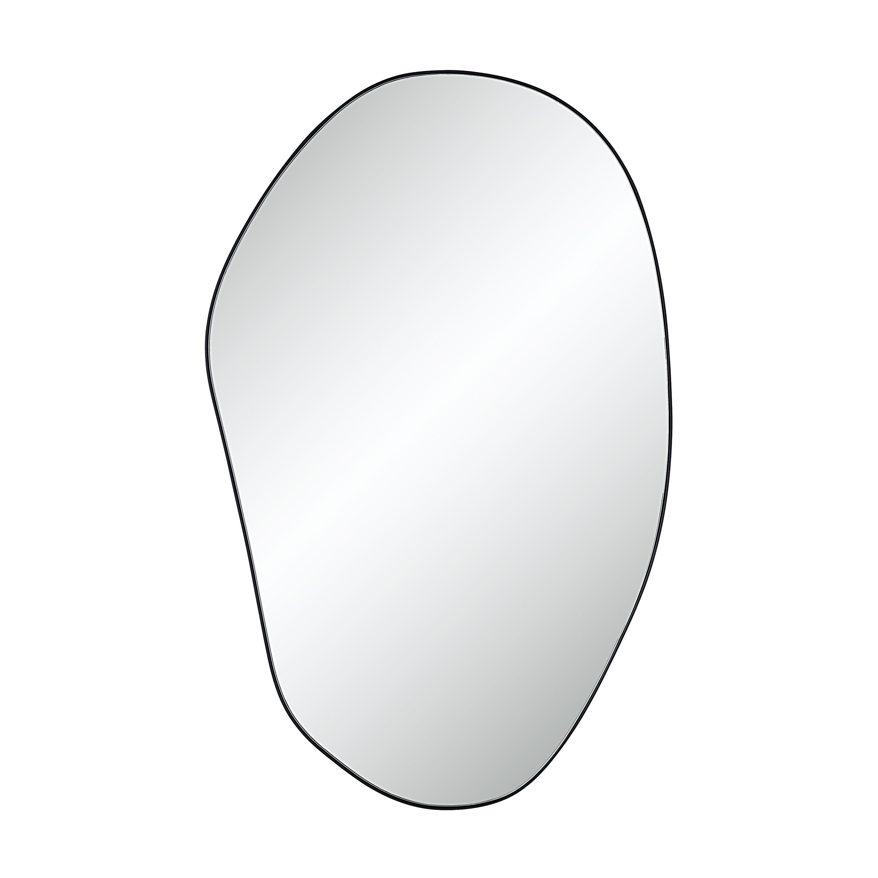 Gela 36" H x 23" W Wall Mirror, Black - Main Image - MT2682