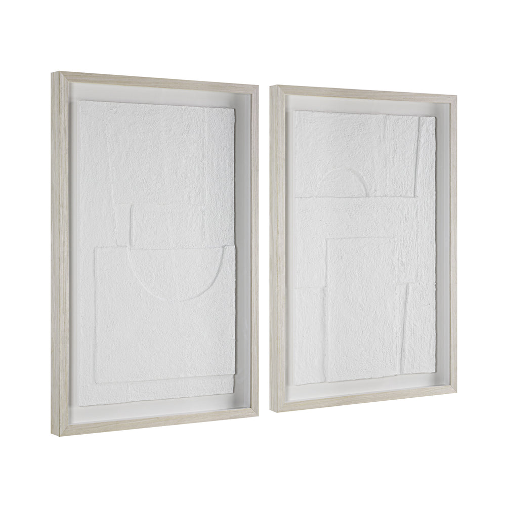Linen 24.0" Wide Wall Decor, Printed Artwork (2 Piece Set) - Angle Image - W6781