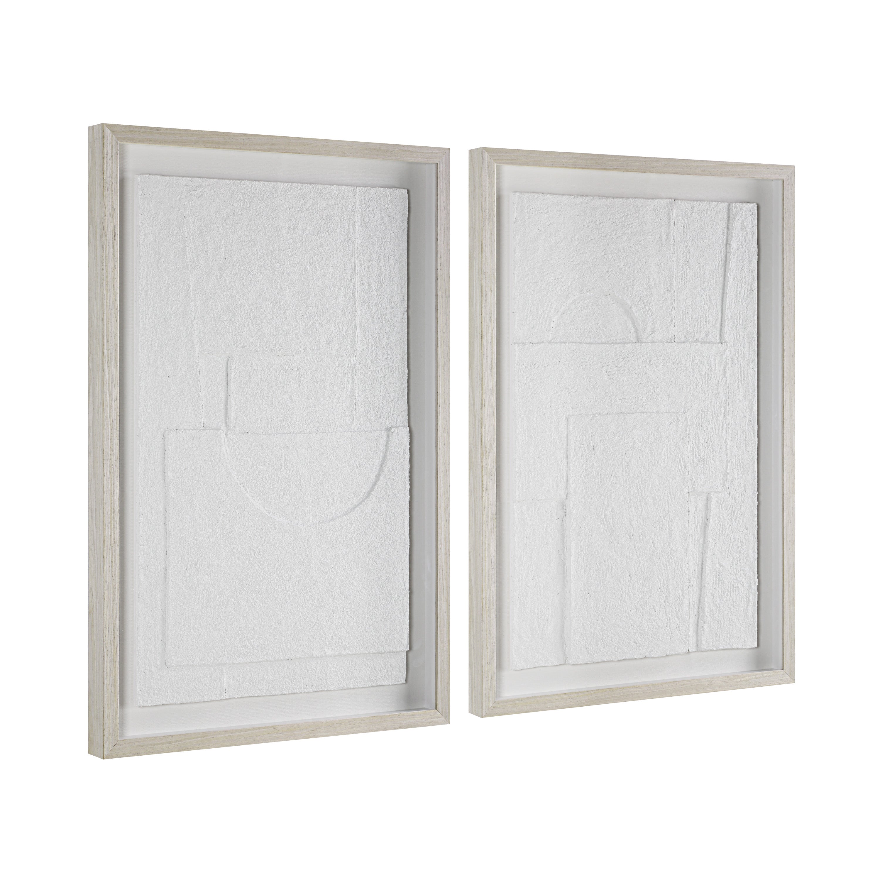 Linen 24.0" Wide Wall Decor, Printed Artwork (2 Piece Set) - Angle Image - W6781
